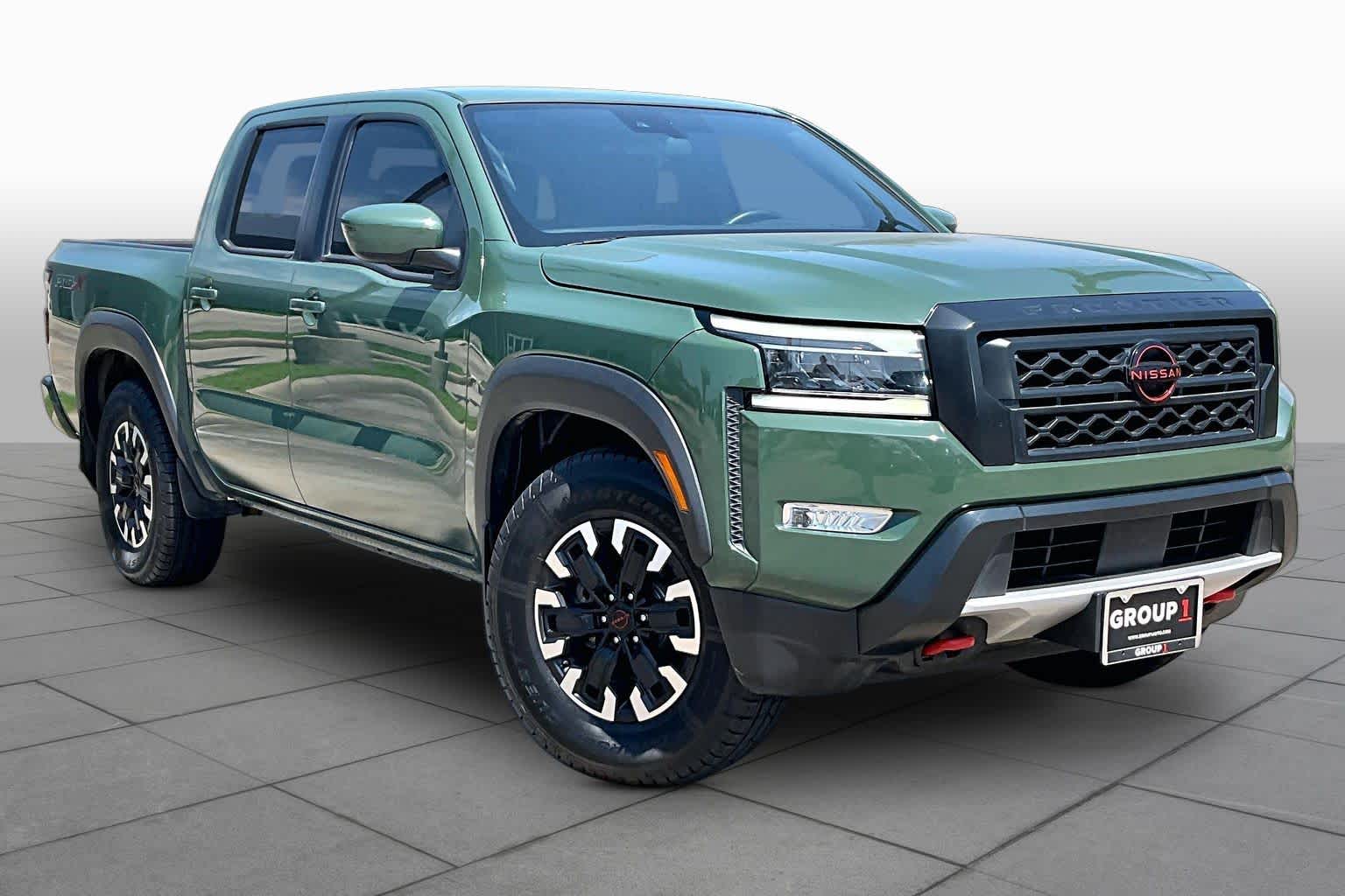 2024 Nissan Frontier PRO-X Tactical Green Metallic at Sterling McCall Nissan