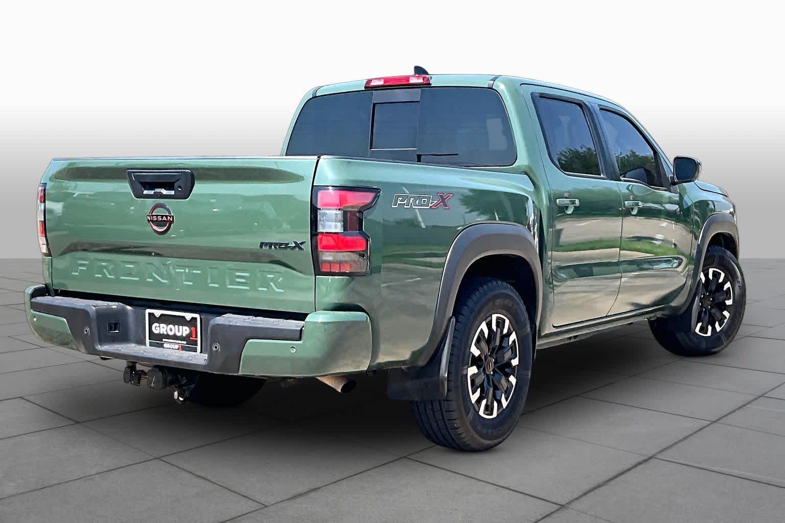 2024 Nissan Frontier PRO-X Tactical Green Metallic at Sterling McCall Nissan