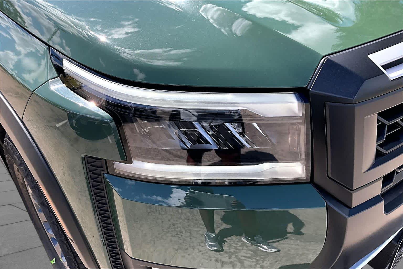 2027 Nissan Frontier PRO-X Tactical Green Metallic at Sterling McCall Nissan