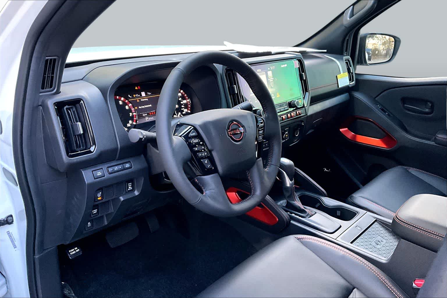 2026 Nissan Frontier PRO-X Glacier White at AutoNation Toyota Gulf Fwy
