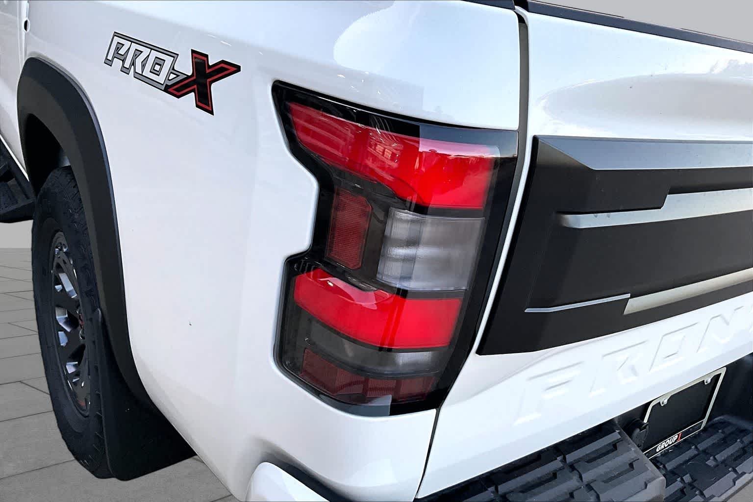 2026 Nissan Frontier PRO-X Glacier White at AutoNation Toyota Gulf Fwy