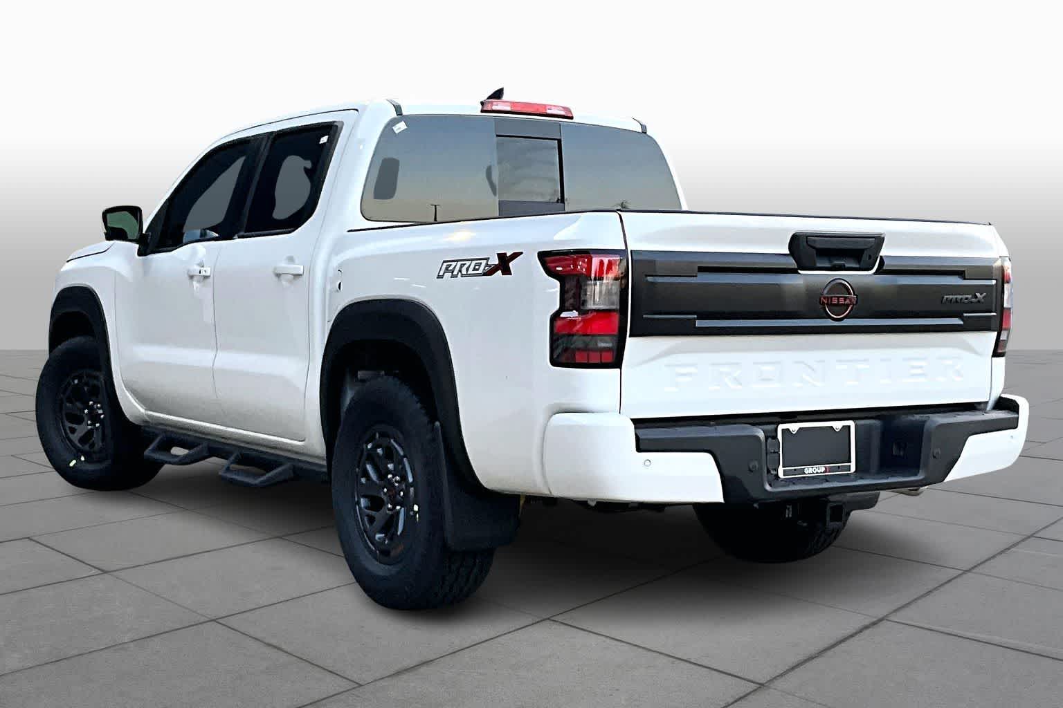 2026 Nissan Frontier PRO-X Glacier White at AutoNation Toyota Gulf Fwy