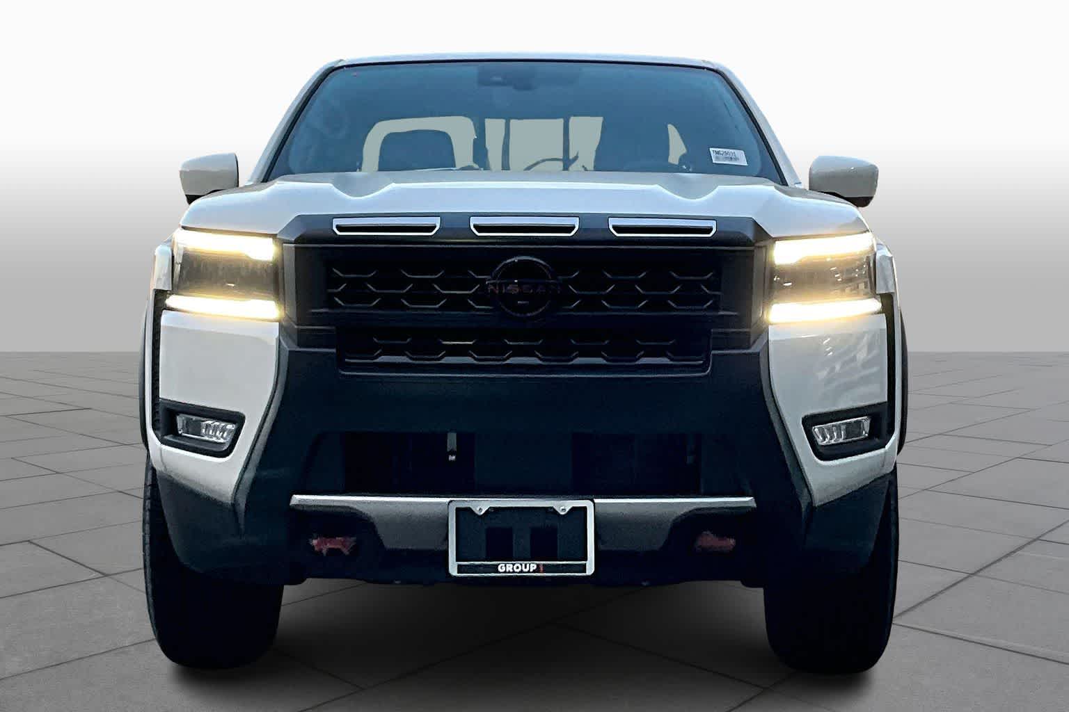 2026 Nissan Frontier PRO-X Glacier White at AutoNation Toyota Gulf Fwy
