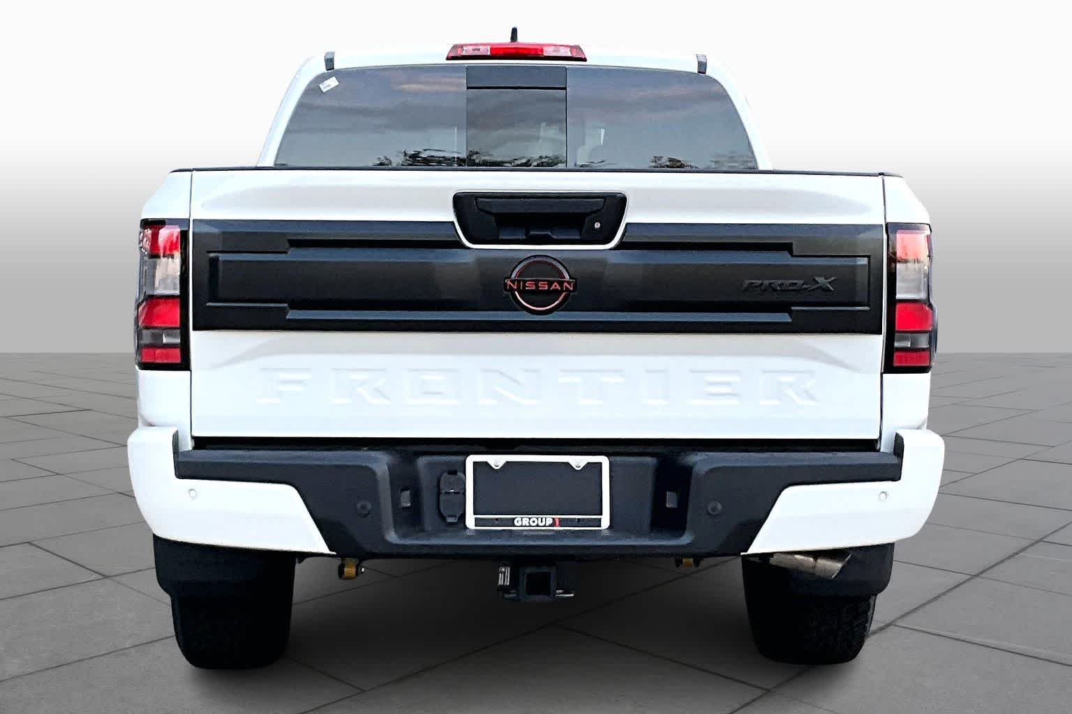 2026 Nissan Frontier PRO-X Glacier White at AutoNation Toyota Gulf Fwy