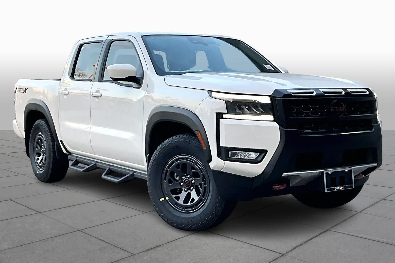 2026 Nissan Frontier PRO-X Glacier White at AutoNation Toyota Gulf Fwy