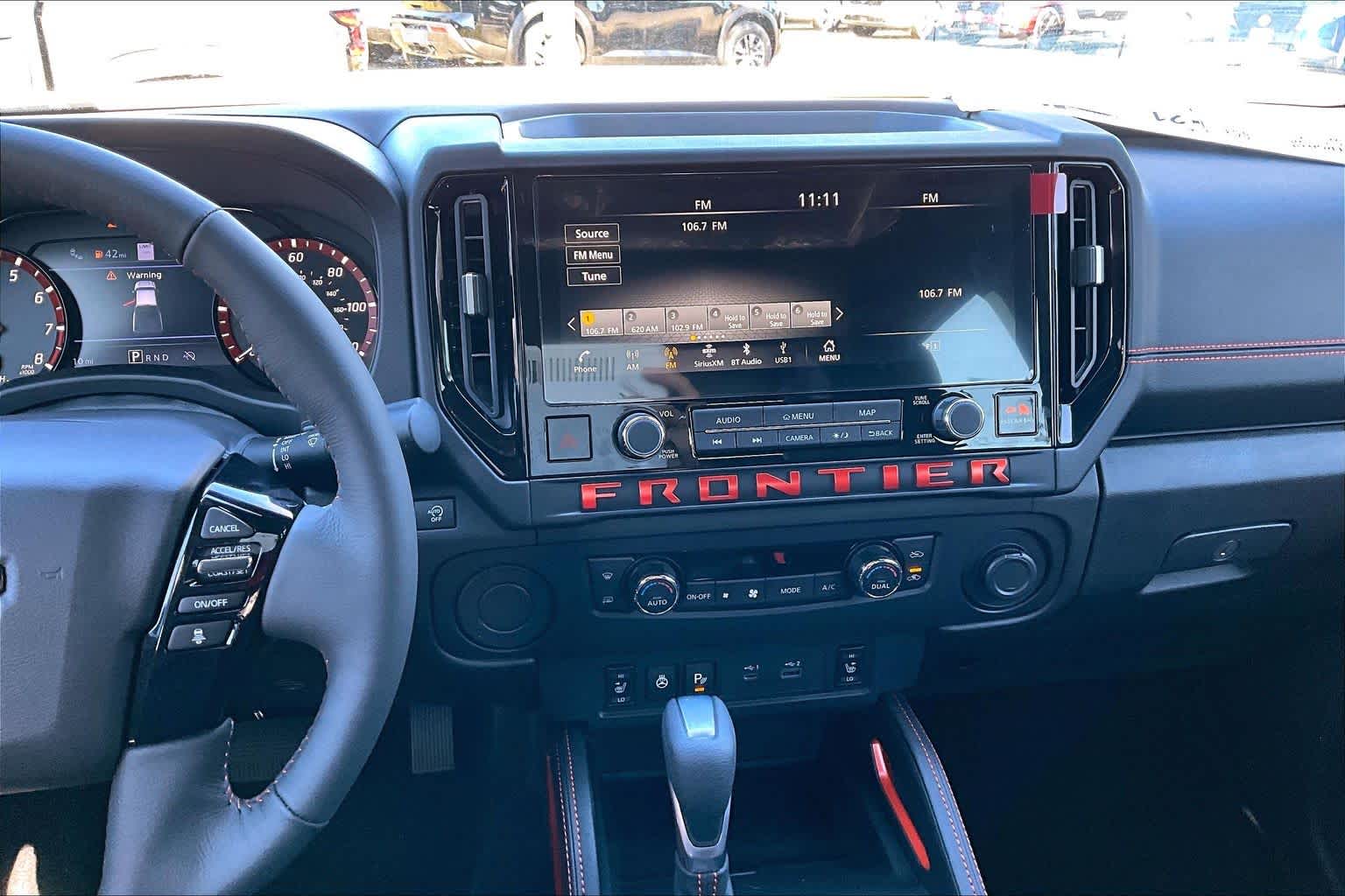 2026 Nissan Frontier PRO-X Glacier White at Sterling McCall Nissan