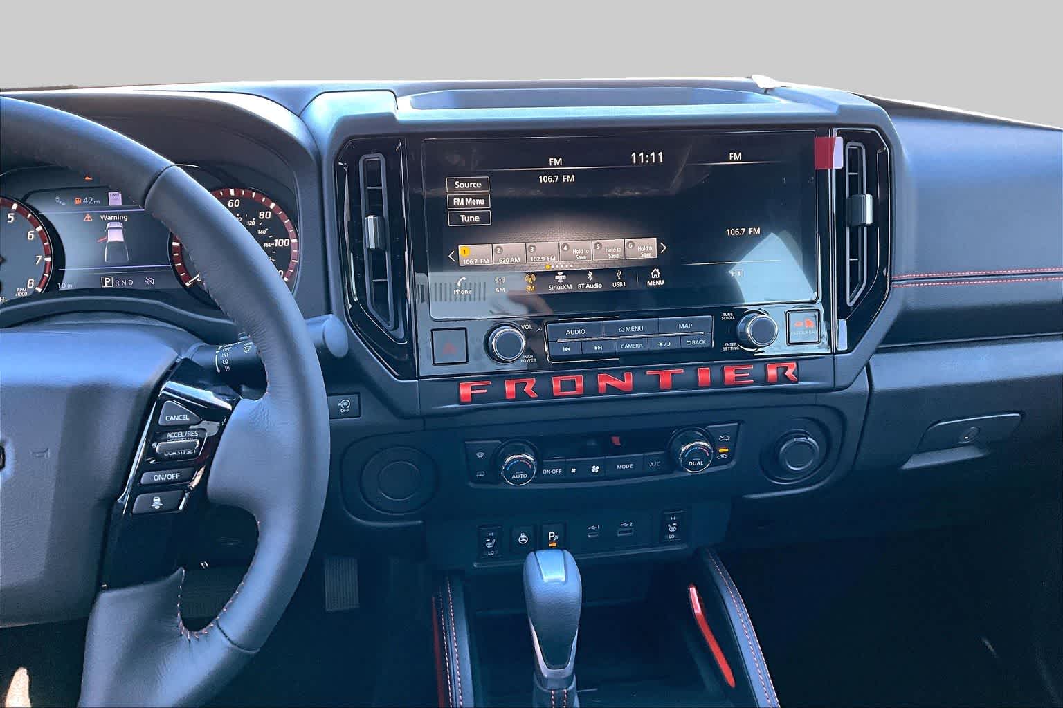 2026 Nissan Frontier PRO-X Glacier White at AutoNation Toyota Gulf Fwy