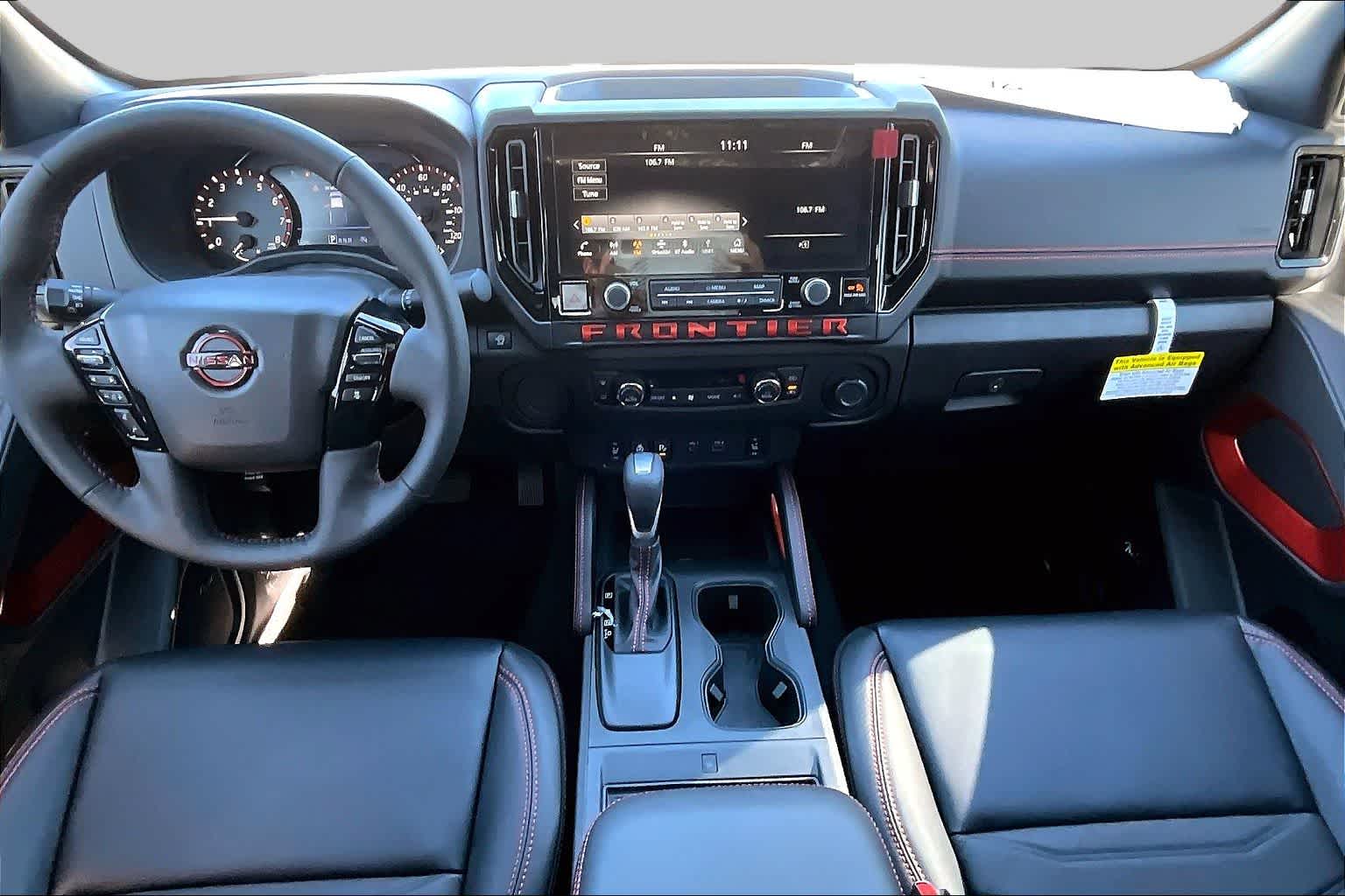2026 Nissan Frontier PRO-X Glacier White at AutoNation Toyota Gulf Fwy