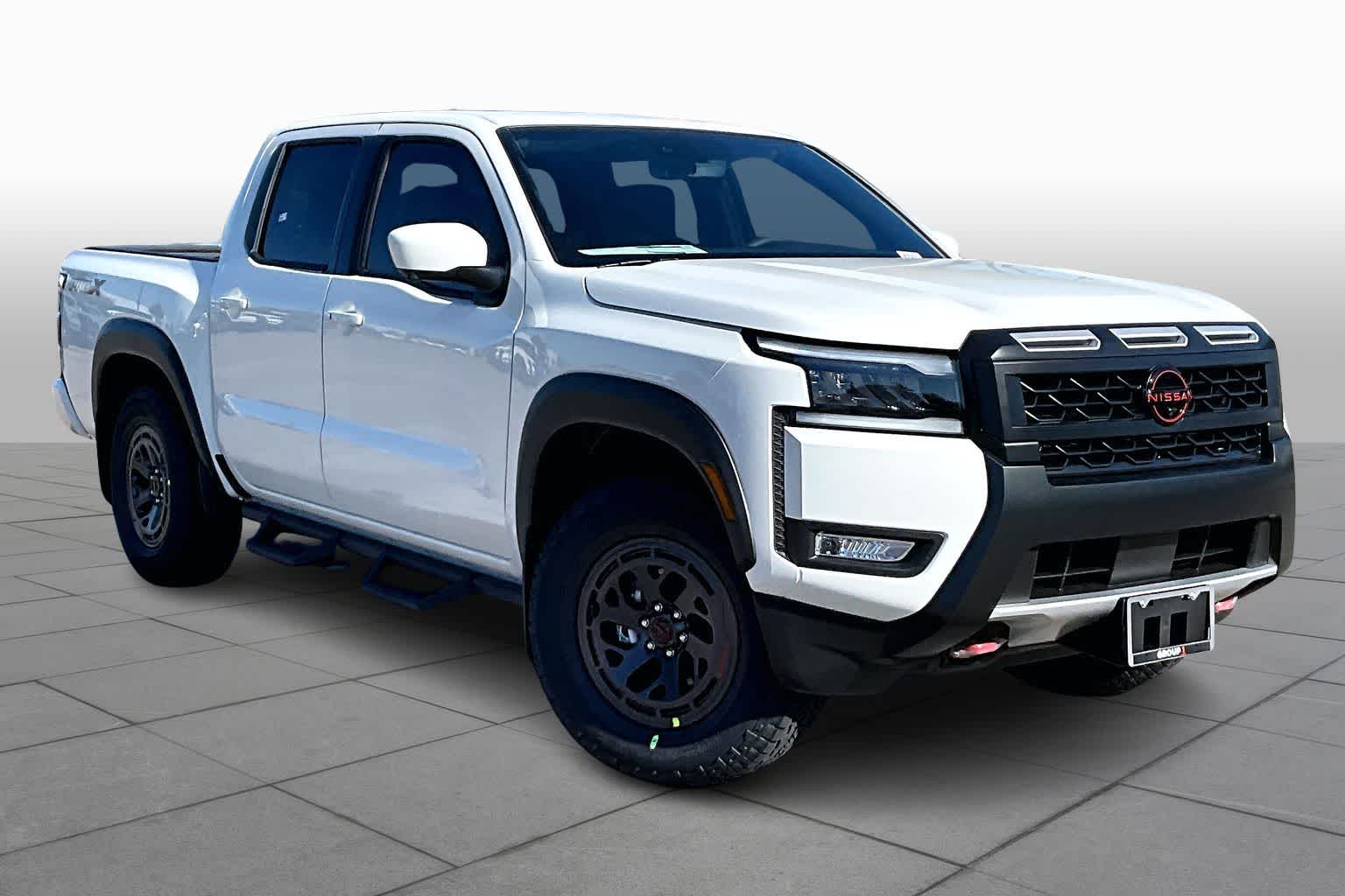 2026 Nissan Frontier PRO-X Glacier White at AutoNation Toyota Gulf Fwy