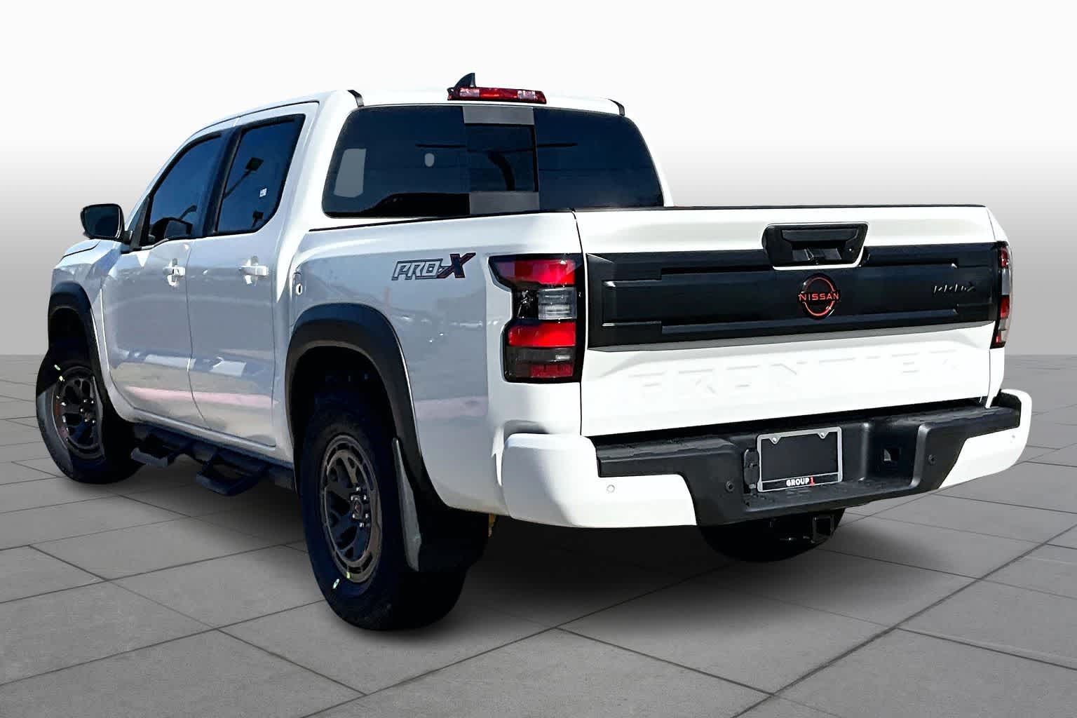 2026 Nissan Frontier PRO-X Glacier White at AutoNation Toyota Gulf Fwy