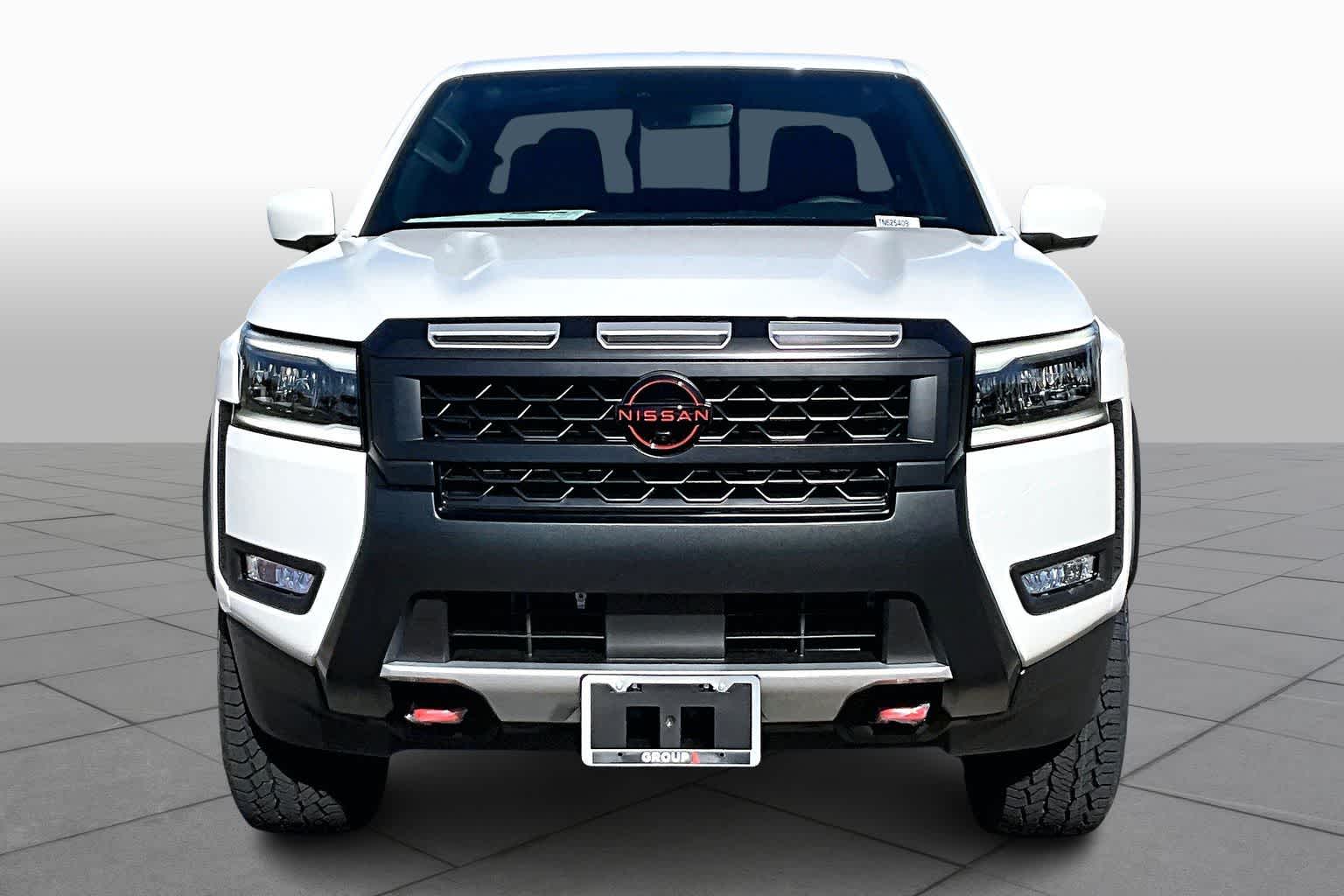 2026 Nissan Frontier PRO-X Glacier White at AutoNation Toyota Gulf Fwy