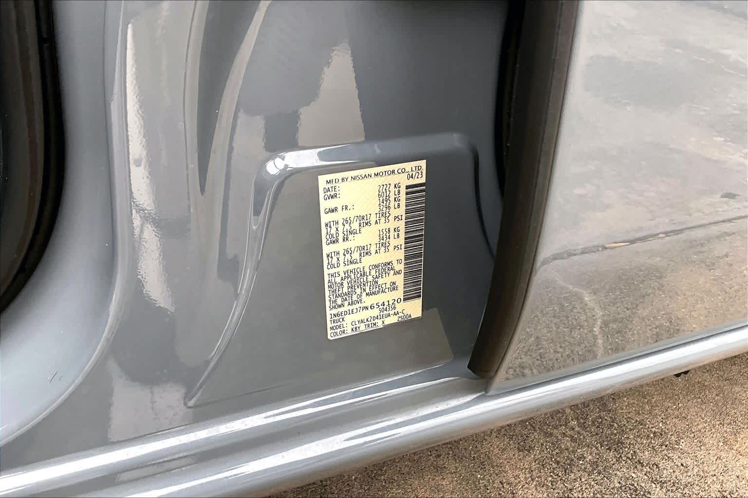 2023 Nissan Frontier PRO-X Boulder Gray Pearl at Group 1 GMC Buick South