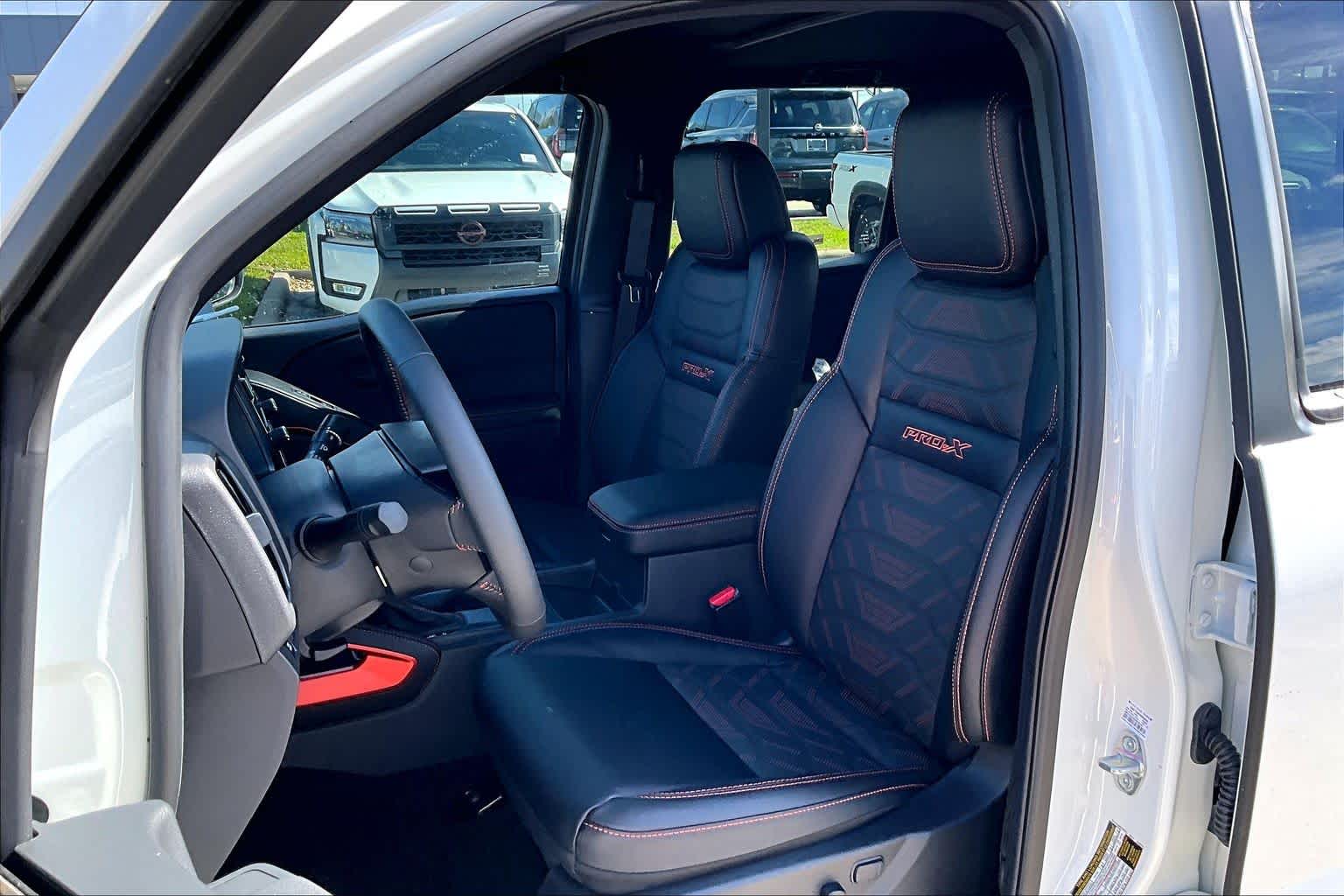 2026 Nissan Frontier PRO-X Glacier White at Sterling McCall Nissan