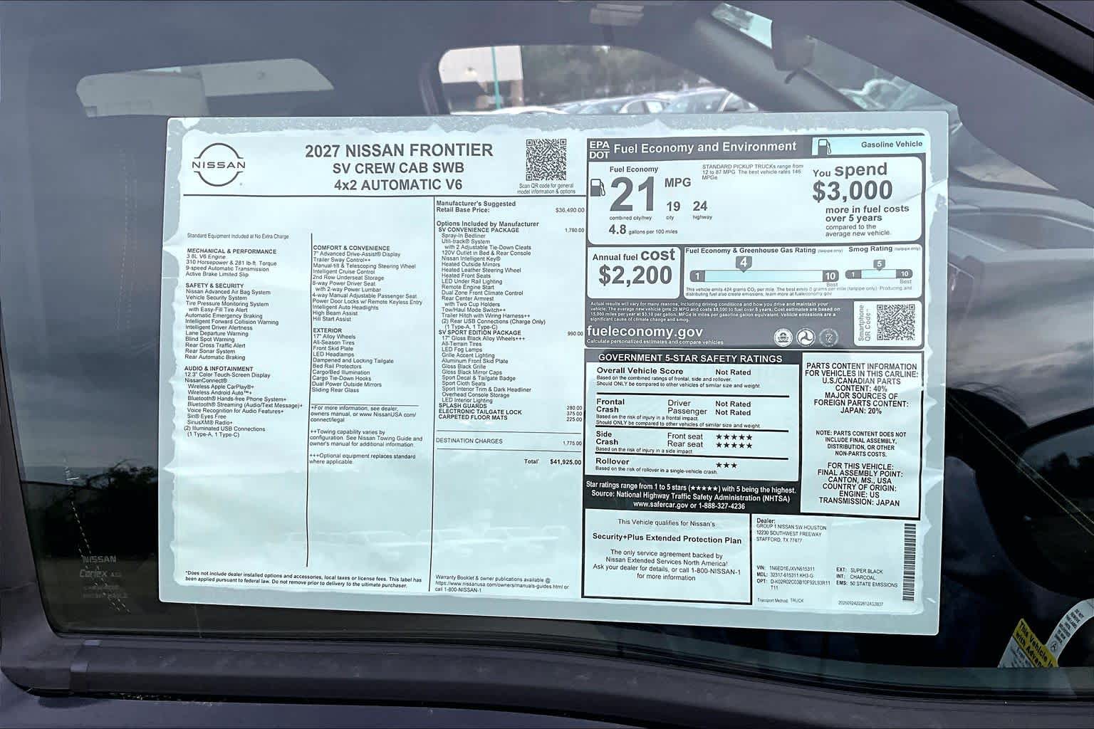 2027 Nissan Frontier photo 22 of 22