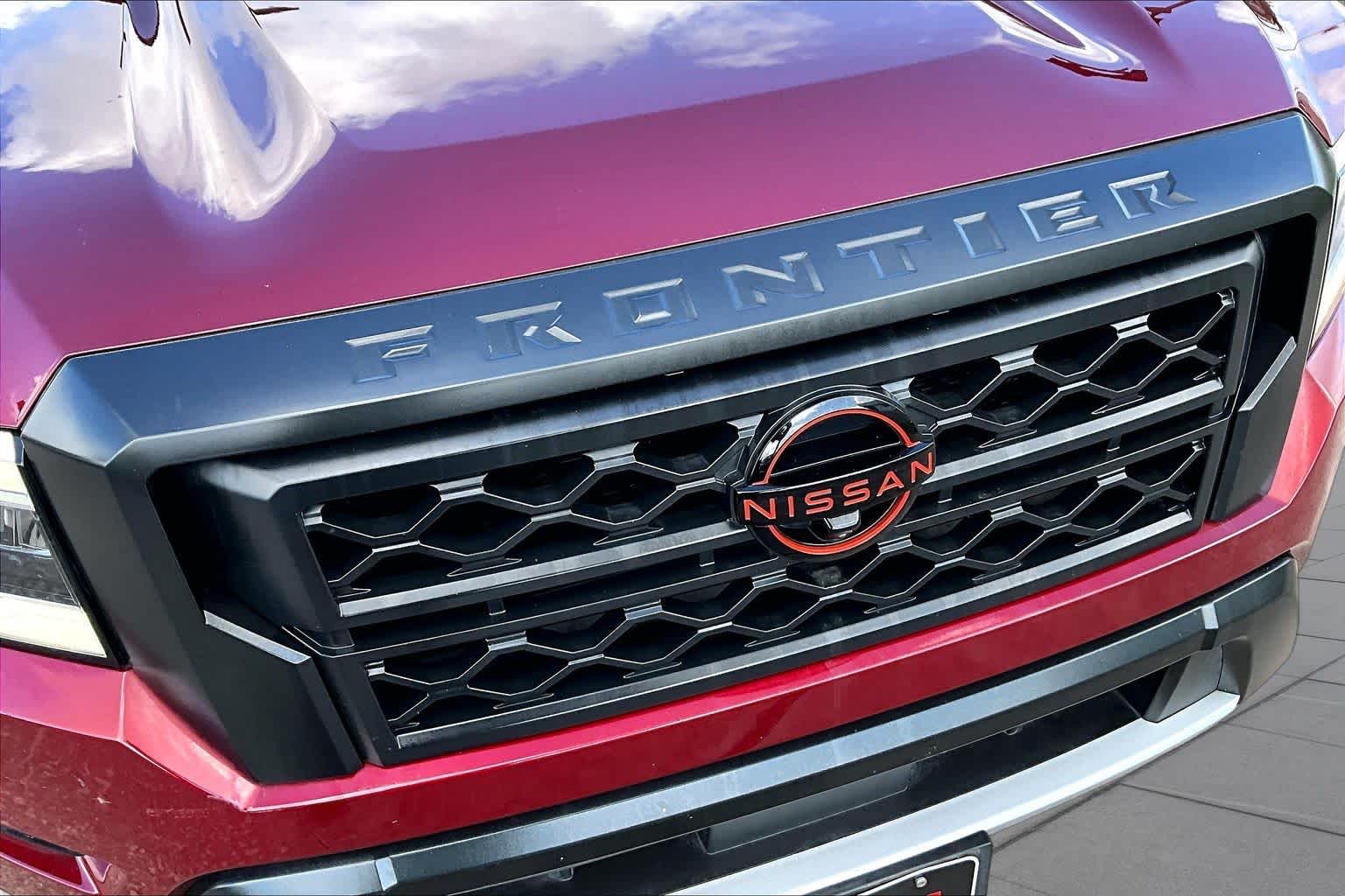 2024 Nissan Frontier PRO-4X Cardinal Red Metallic Tricoat at AutoNation Toyota Gulf Fwy