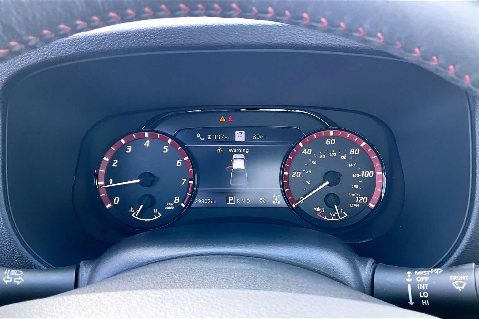 2024 Nissan Frontier PRO-4X Cardinal Red Metallic Tricoat at AutoNation Toyota Gulf Fwy