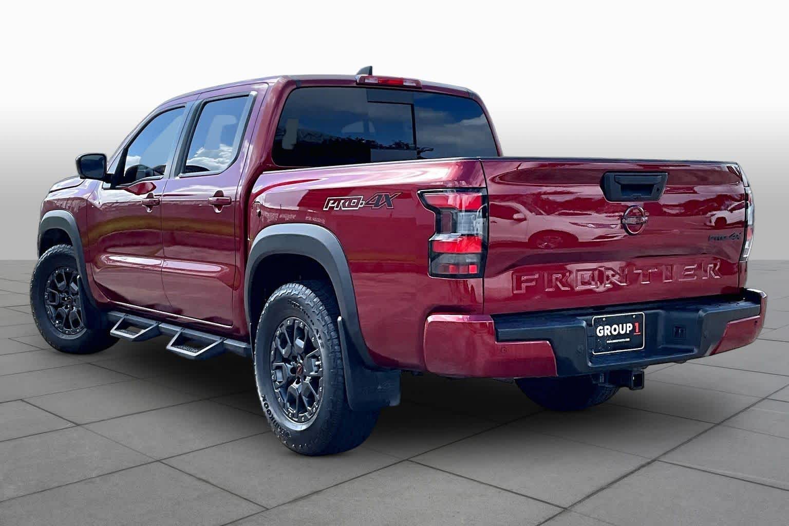 2024 Nissan Frontier PRO-4X Cardinal Red Metallic Tricoat at AutoNation Toyota Gulf Fwy