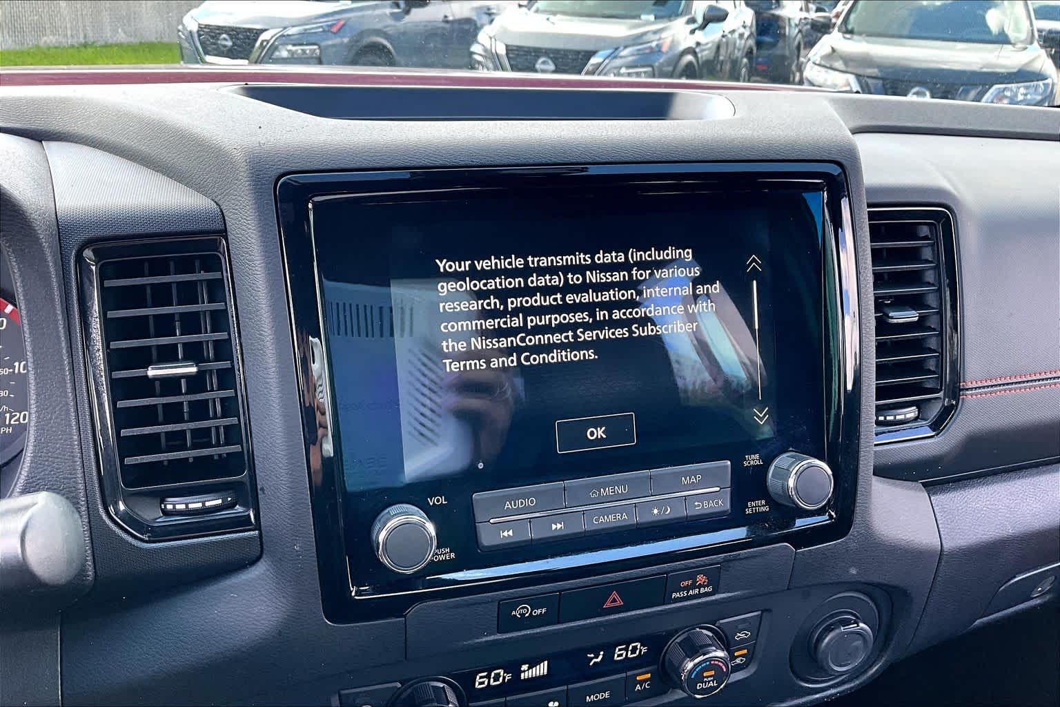 2024 Nissan Frontier PRO-4X Cardinal Red Metallic Tricoat at AutoNation Toyota Gulf Fwy