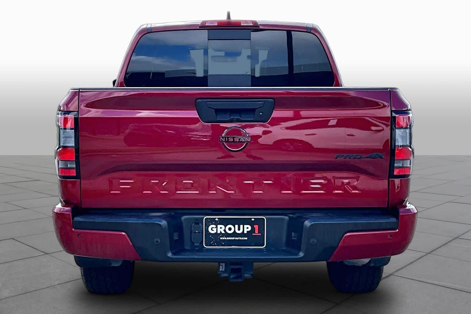 2024 Nissan Frontier PRO-4X Cardinal Red Metallic Tricoat at AutoNation Toyota Gulf Fwy
