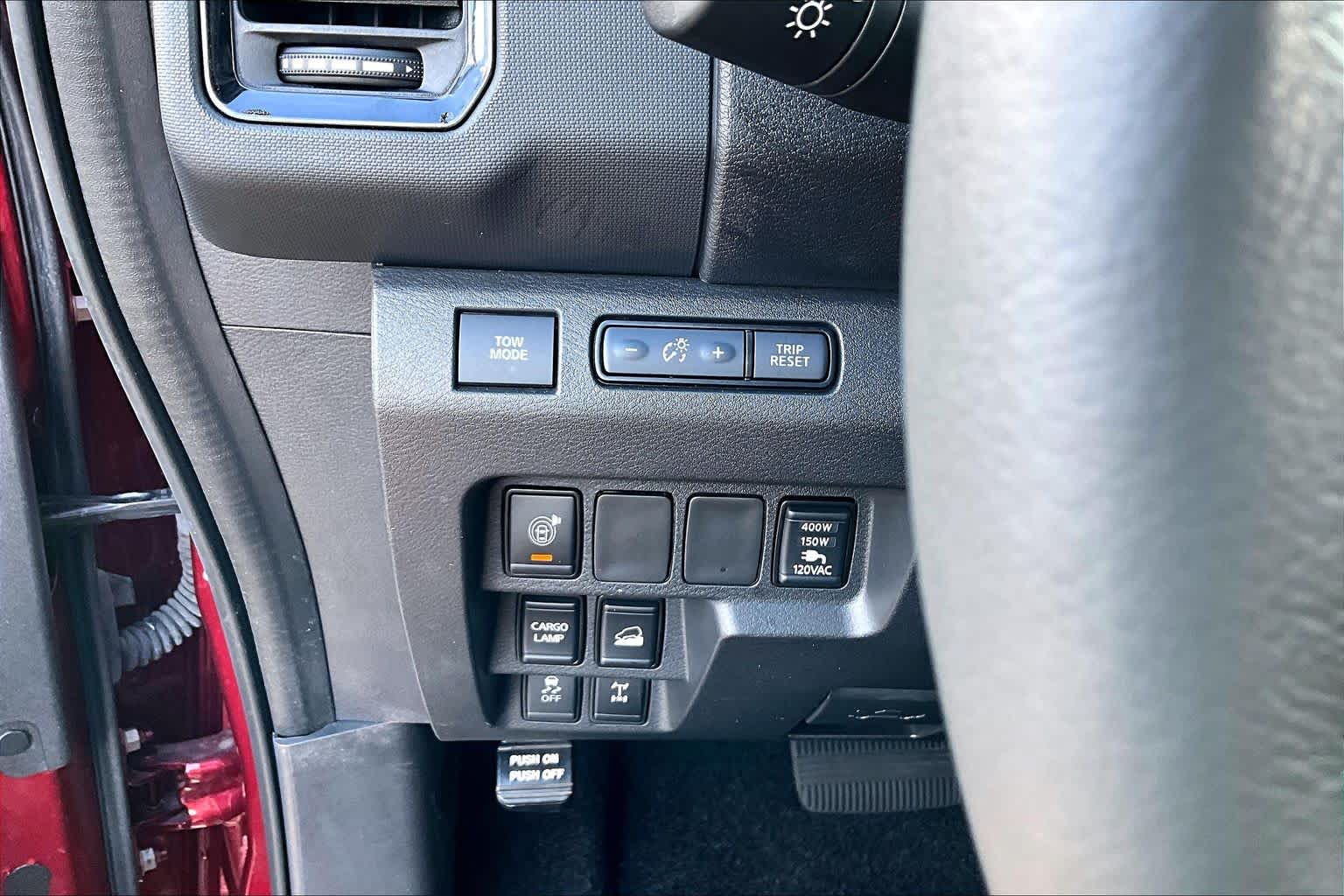 2024 Nissan Frontier PRO-4X Cardinal Red Metallic Tricoat at AutoNation Toyota Gulf Fwy