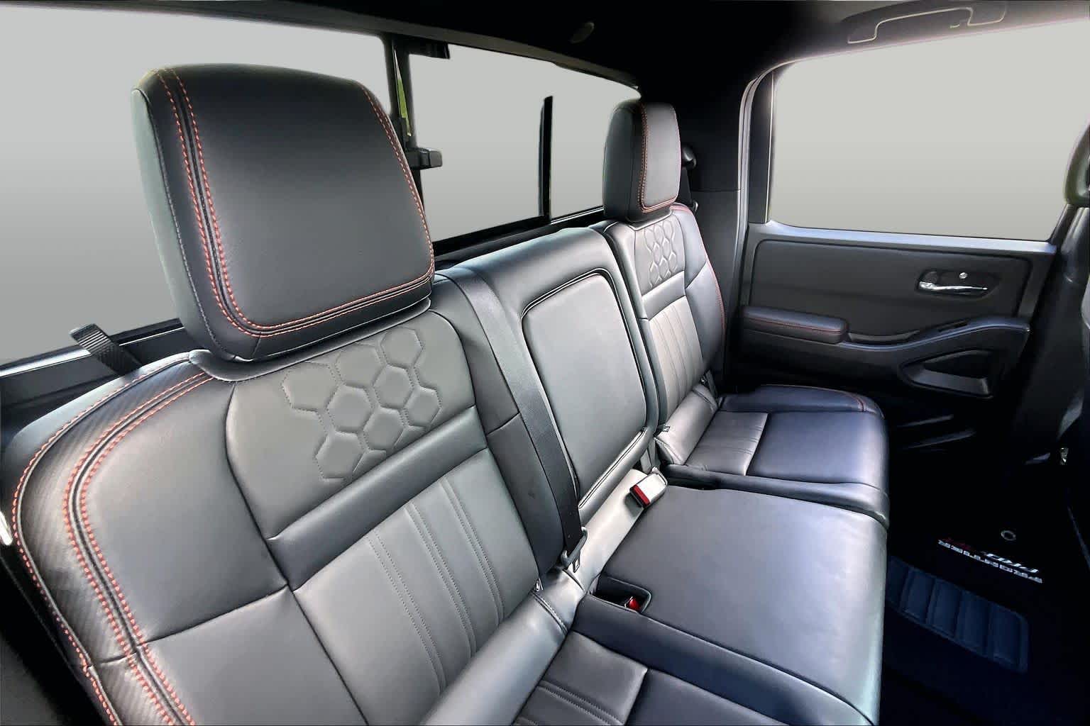 2024 Nissan Frontier PRO-4X Cardinal Red Metallic Tricoat at AutoNation Toyota Gulf Fwy