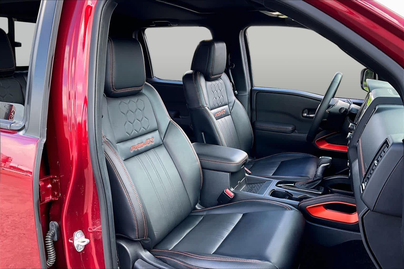 2024 Nissan Frontier PRO-4X Cardinal Red Metallic Tricoat at AutoNation Toyota Gulf Fwy