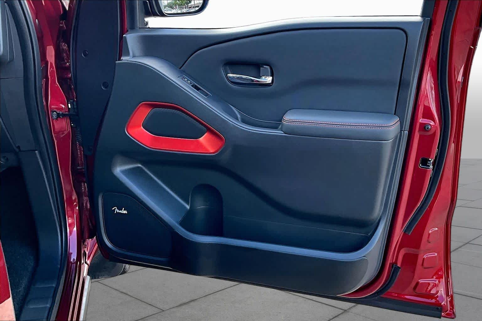 2024 Nissan Frontier PRO-4X Cardinal Red Metallic Tricoat at AutoNation Toyota Gulf Fwy
