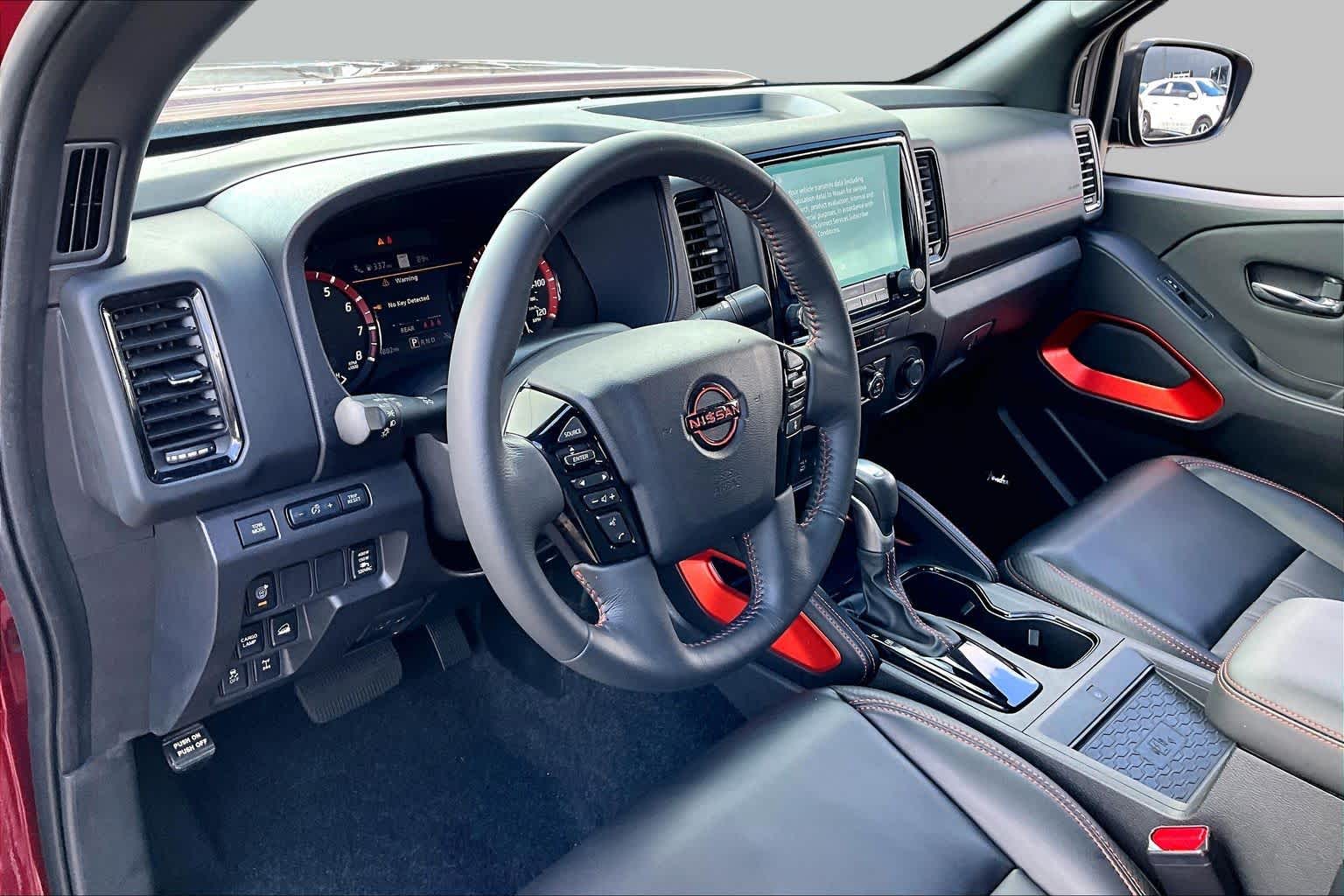 2024 Nissan Frontier PRO-4X Cardinal Red Metallic Tricoat at AutoNation Toyota Gulf Fwy