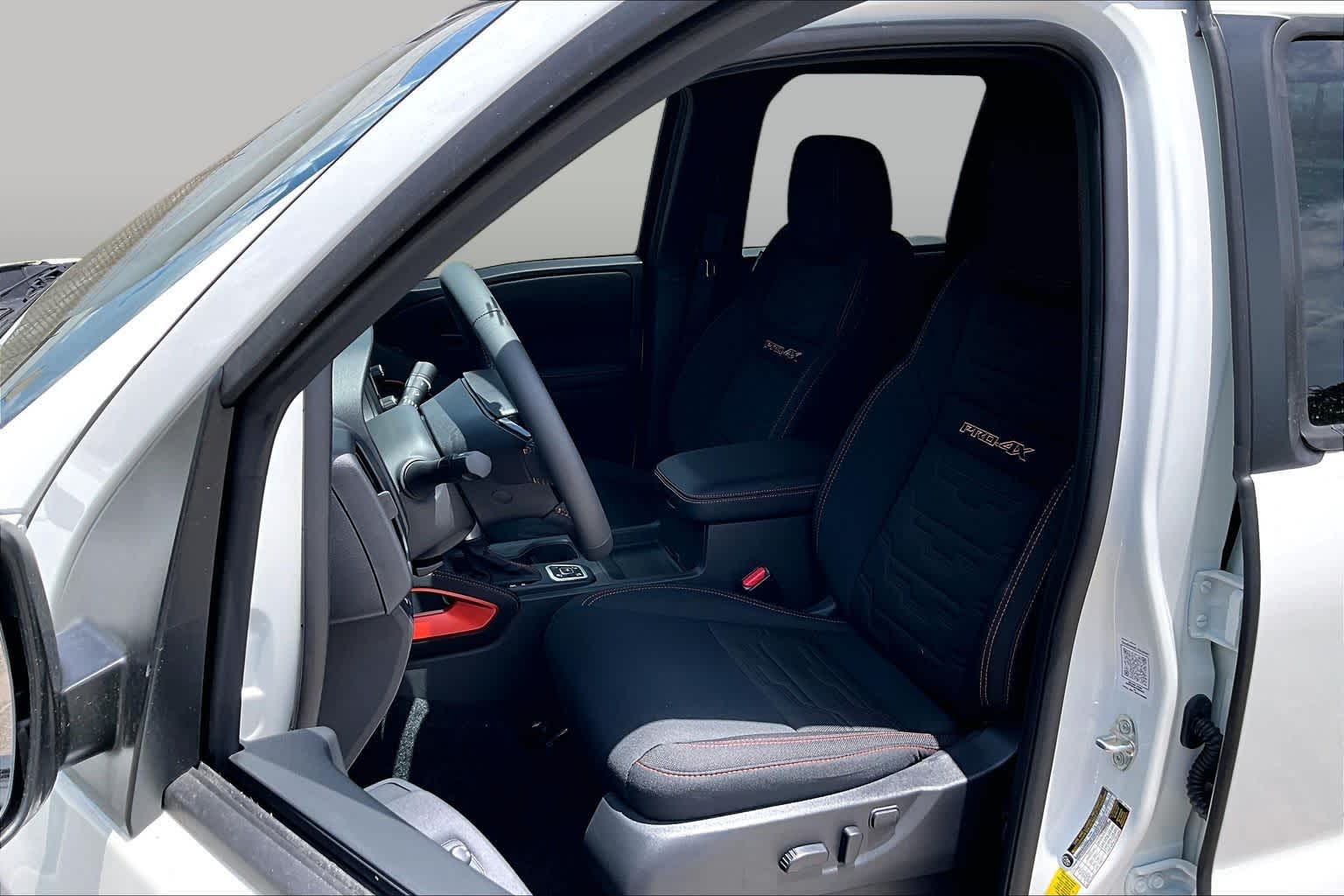 2026 Nissan Frontier PRO-4X Glacier White at Sterling McCall Nissan