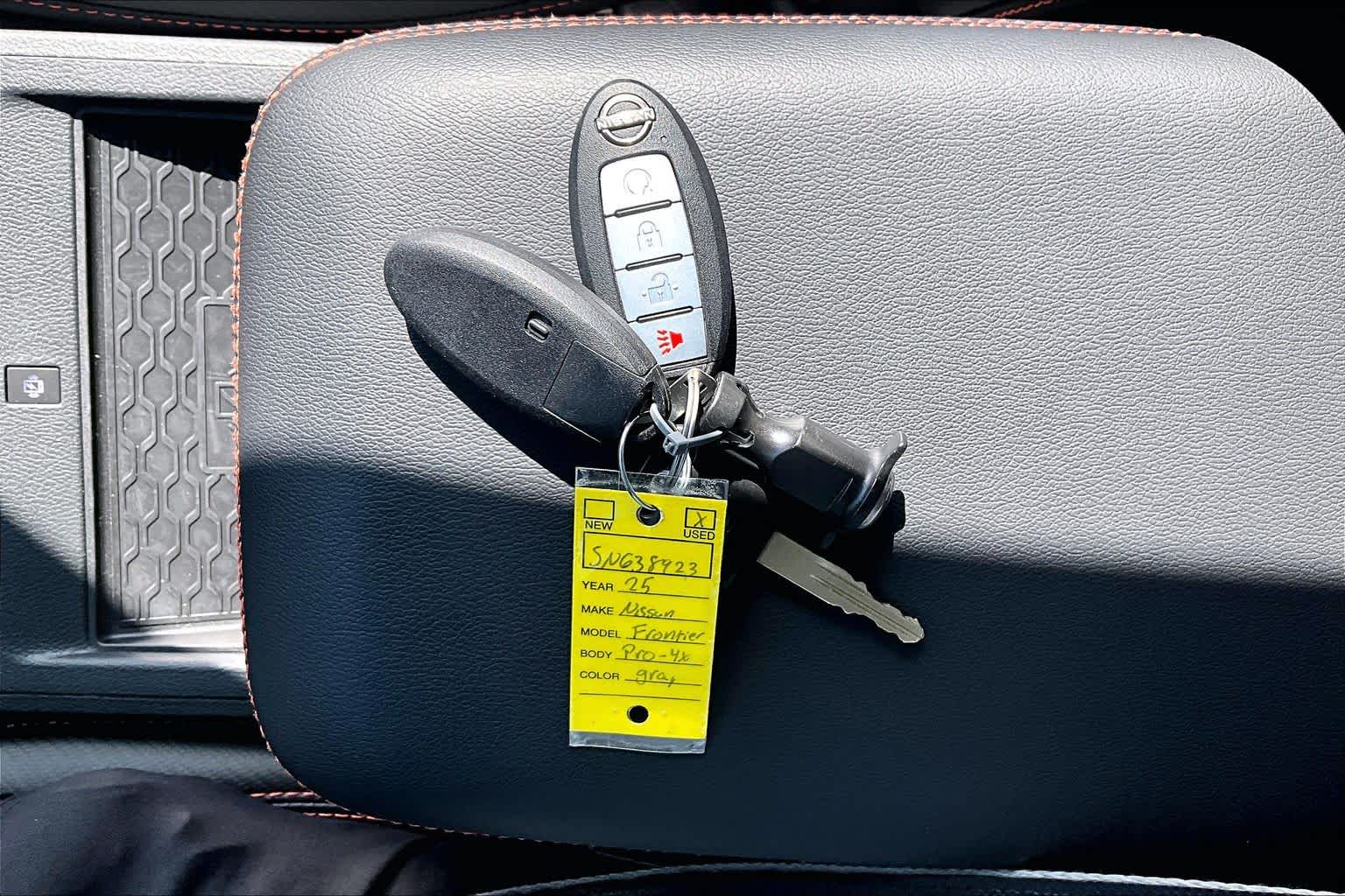 2025 Nissan Frontier PRO-4X Boulder Gray Pearl at Sterling McCall Nissan
