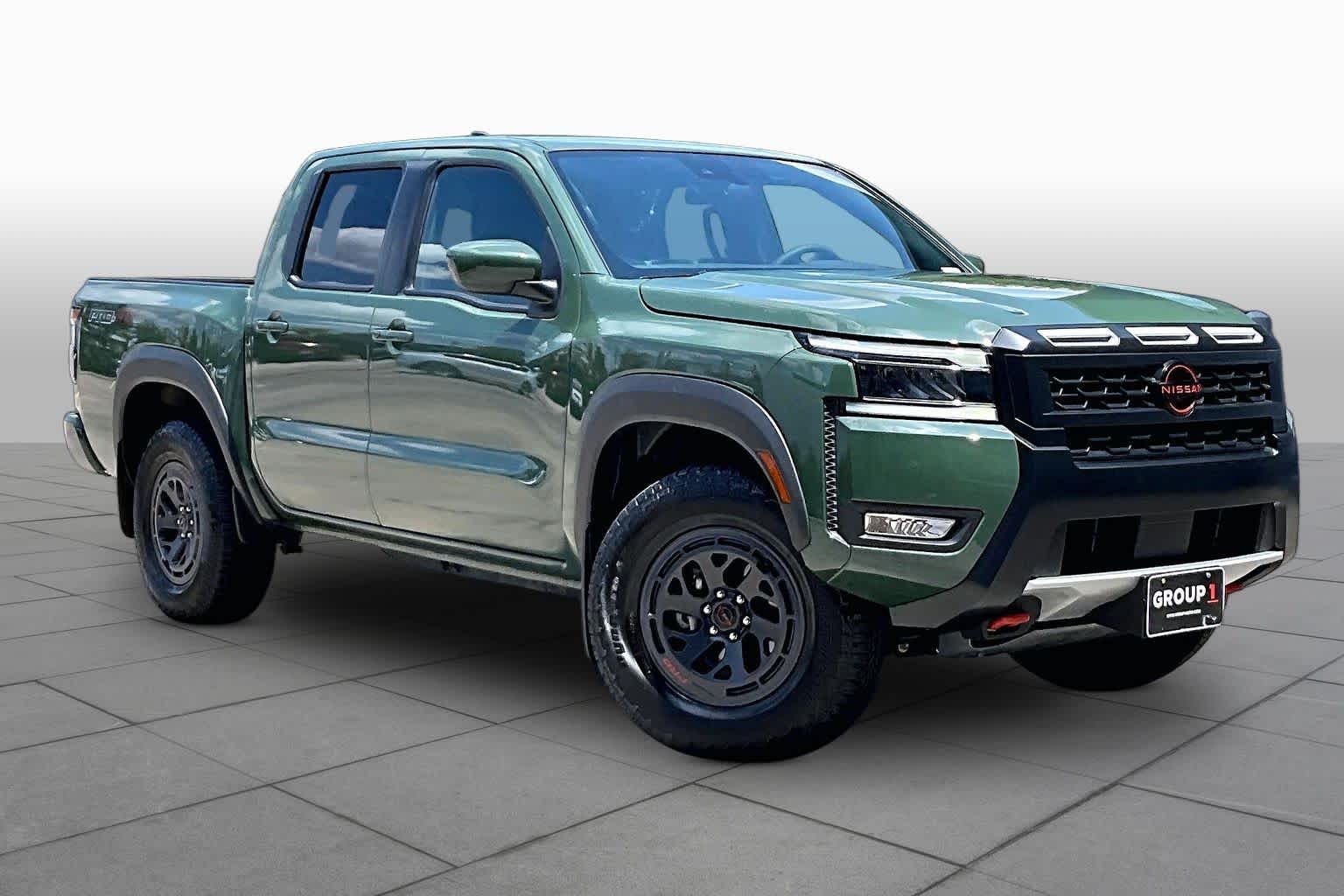 2025 Nissan Frontier PRO-4X Tactical Green Metallic at Honda of Clear Lake