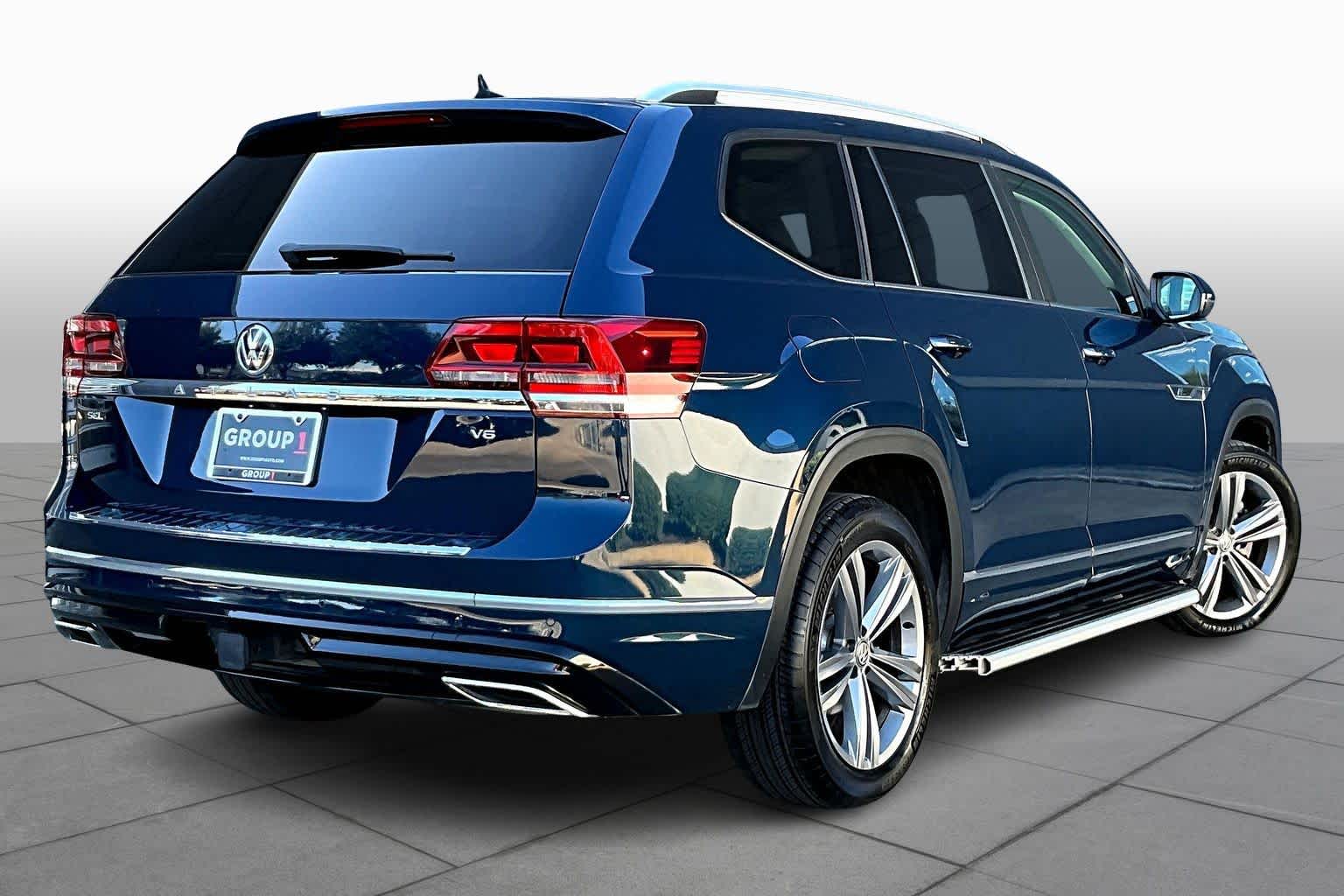 2018 Volkswagen Atlas 3.6L V6 SEL Tourmaline Blue Metallic at BMW of West Houston
