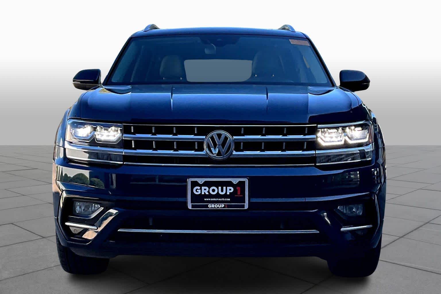 2018 Volkswagen Atlas 3.6L V6 SEL Tourmaline Blue Metallic at BMW of West Houston