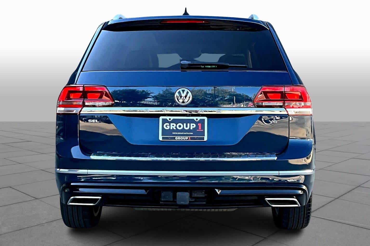 2018 Volkswagen Atlas 3.6L V6 SEL Tourmaline Blue Metallic at BMW of West Houston