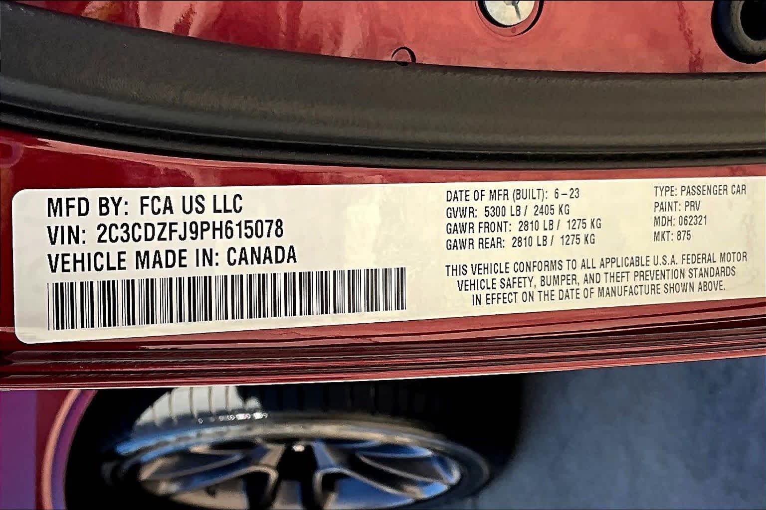 2023 Dodge Challenger R/T Scat Pack Octane Red Pearlcoat at Tomball Chrysler Dodge Jeep Ram