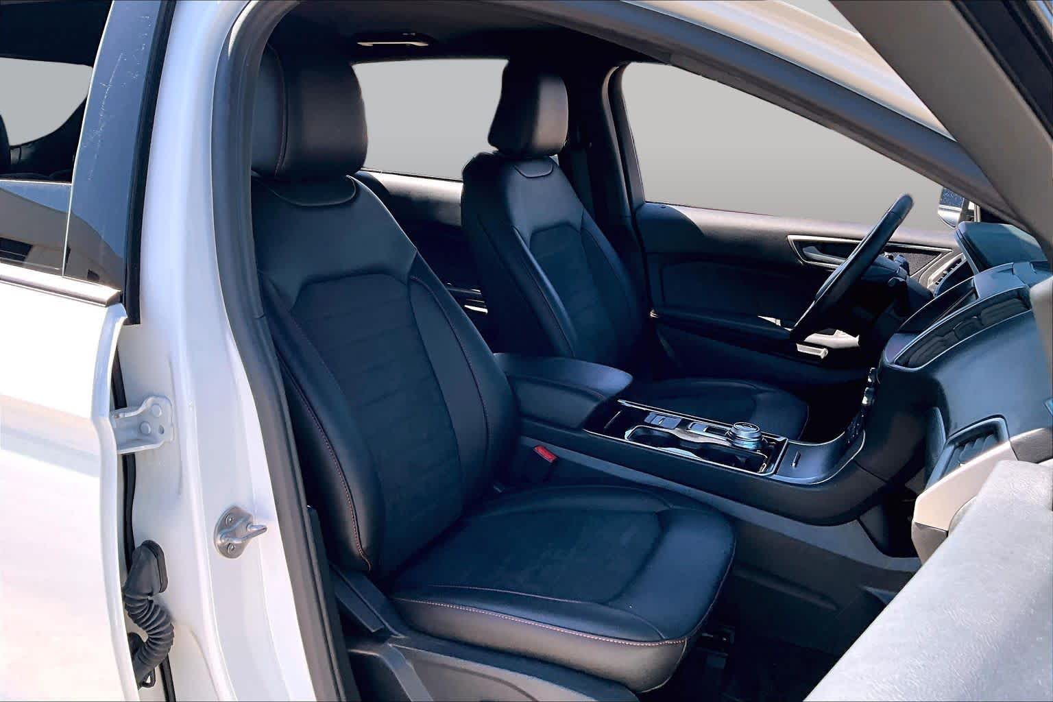 2020 Ford Edge ST Line Star White Metallic Tri-Coat at Mac Haik Ford