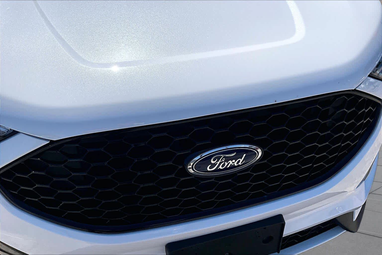 2020 Ford Edge ST Line Star White Metallic Tri-Coat at Mac Haik Ford