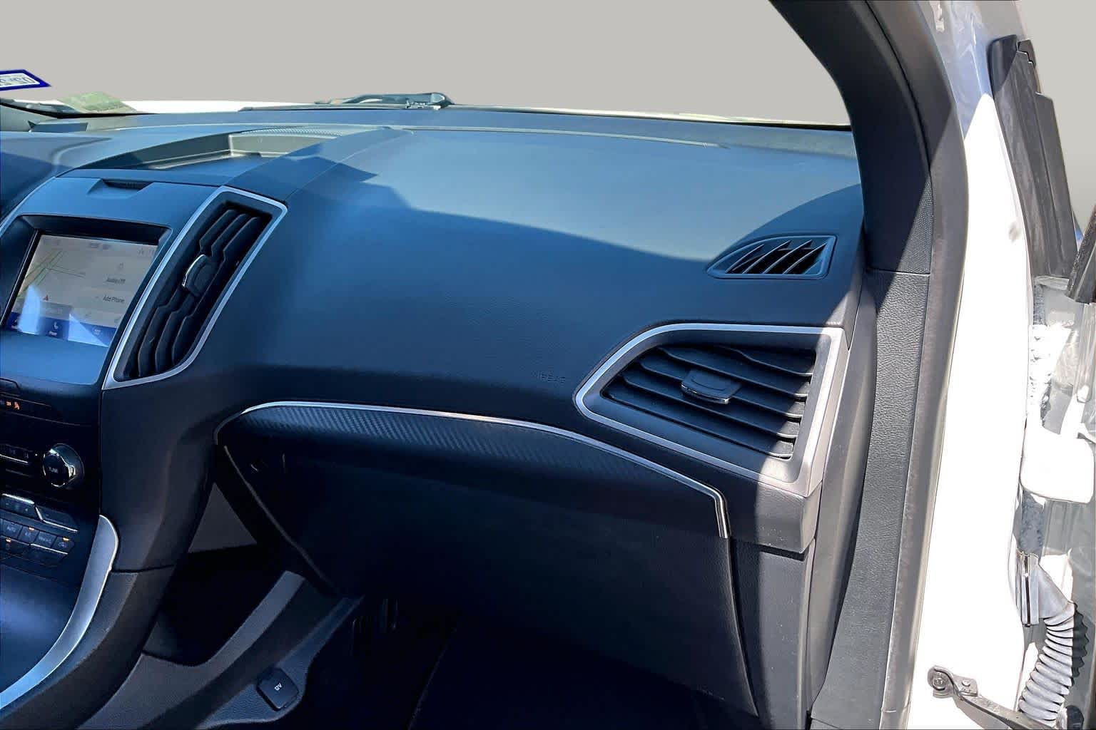 2020 Ford Edge ST Line Star White Metallic Tri-Coat at Mac Haik Ford