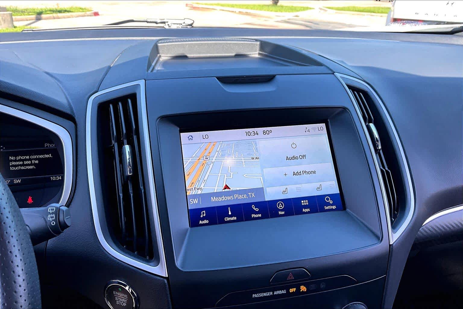2020 Ford Edge ST Line Star White Metallic Tri-Coat at Mac Haik Ford