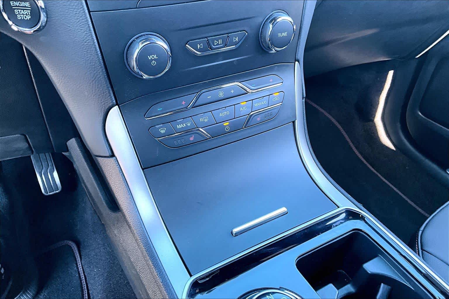 2020 Ford Edge ST Line Star White Metallic Tri-Coat at Mac Haik Ford