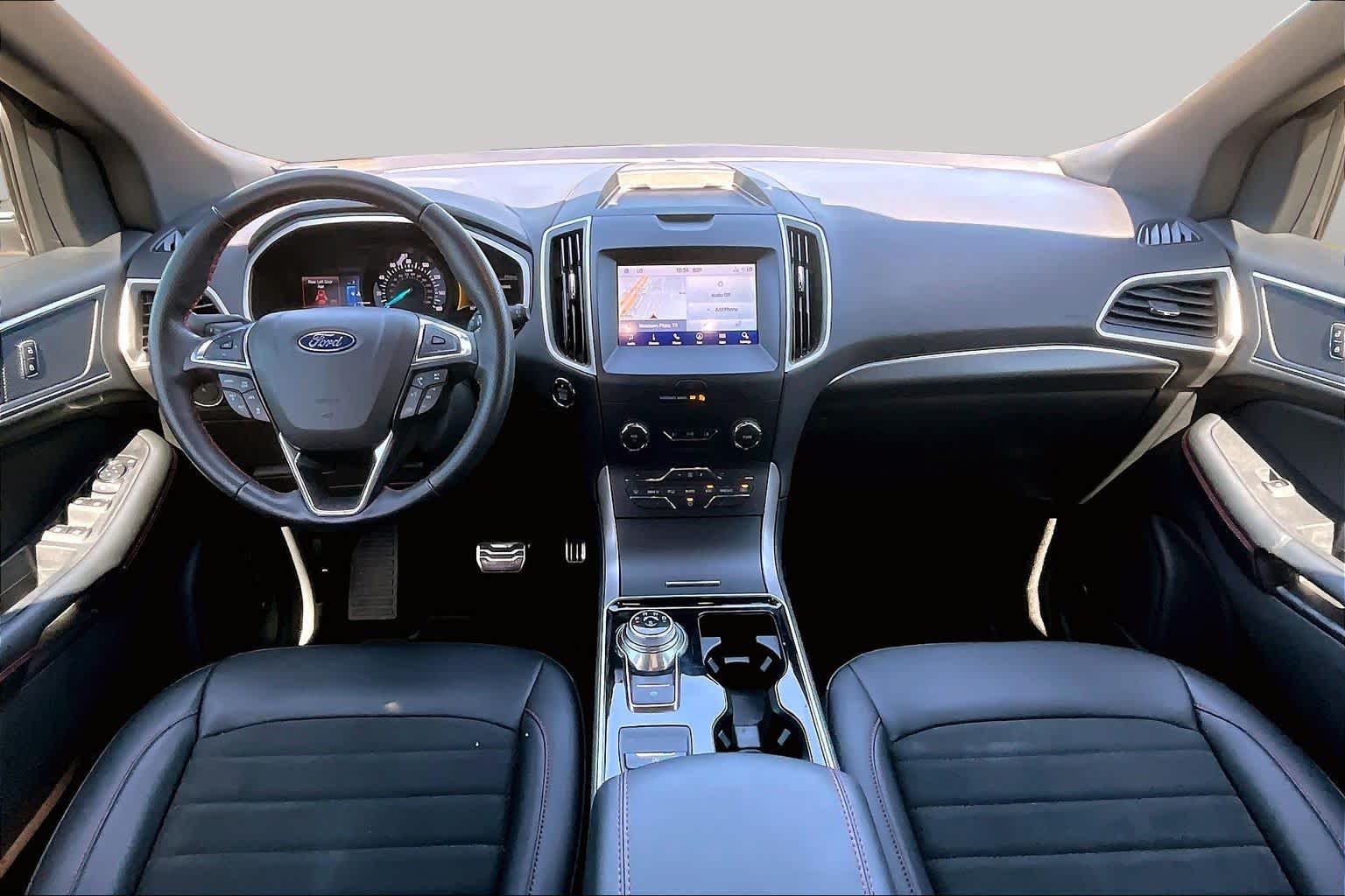 2020 Ford Edge ST Line Star White Metallic Tri-Coat at Mac Haik Ford