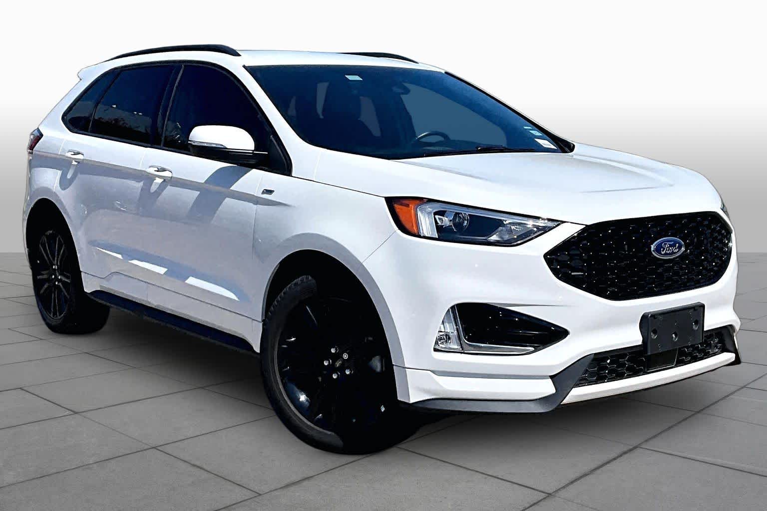 2020 Ford Edge ST Line Star White Metallic Tri-Coat at Mac Haik Ford