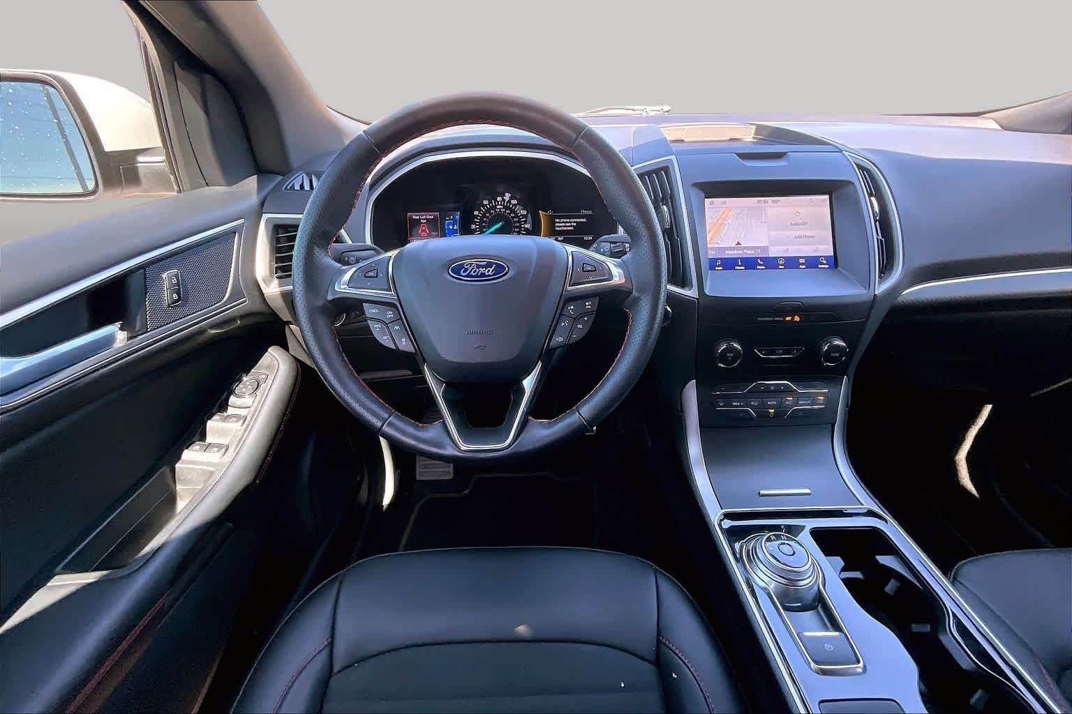 2020 Ford Edge ST Line Star White Metallic Tri-Coat at Mac Haik Ford