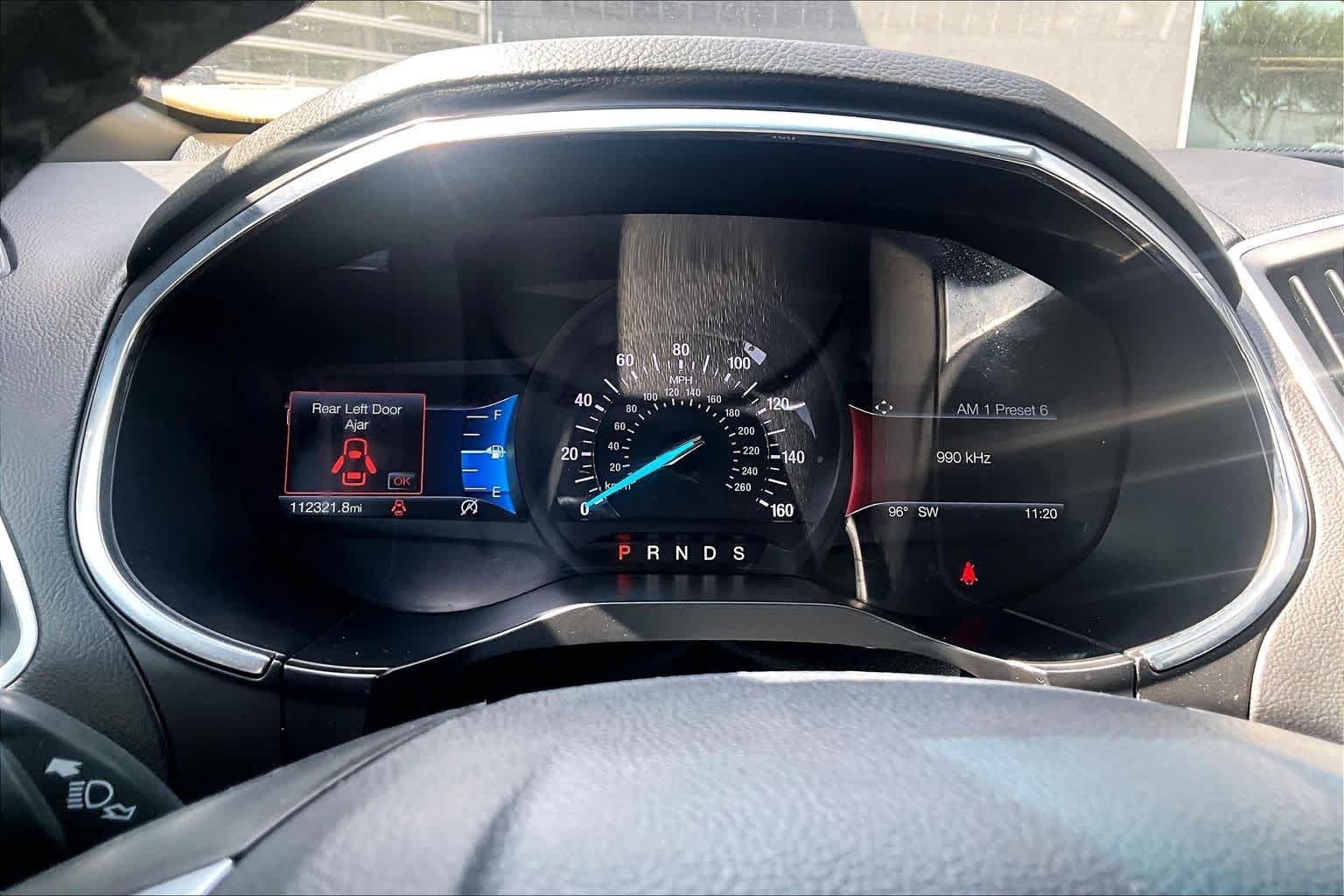 2020 Ford Edge Titanium Star White Metallic Tri-Coat at Tomball Ford