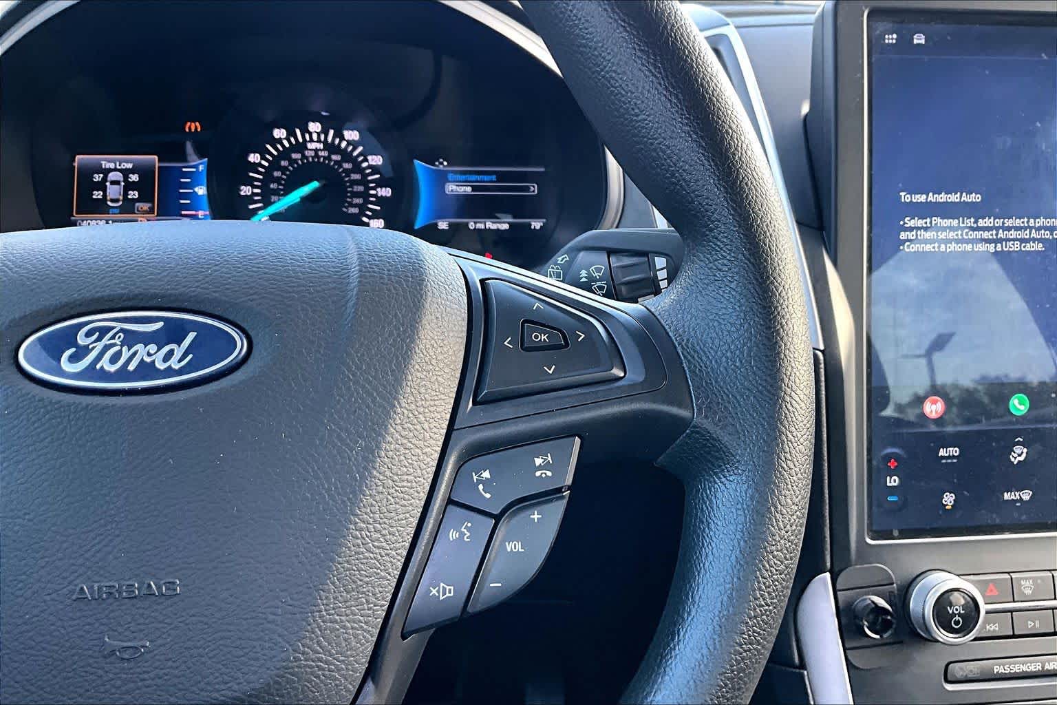 2022 Ford Edge SE Iconic Silver Metallic at Tomball Ford