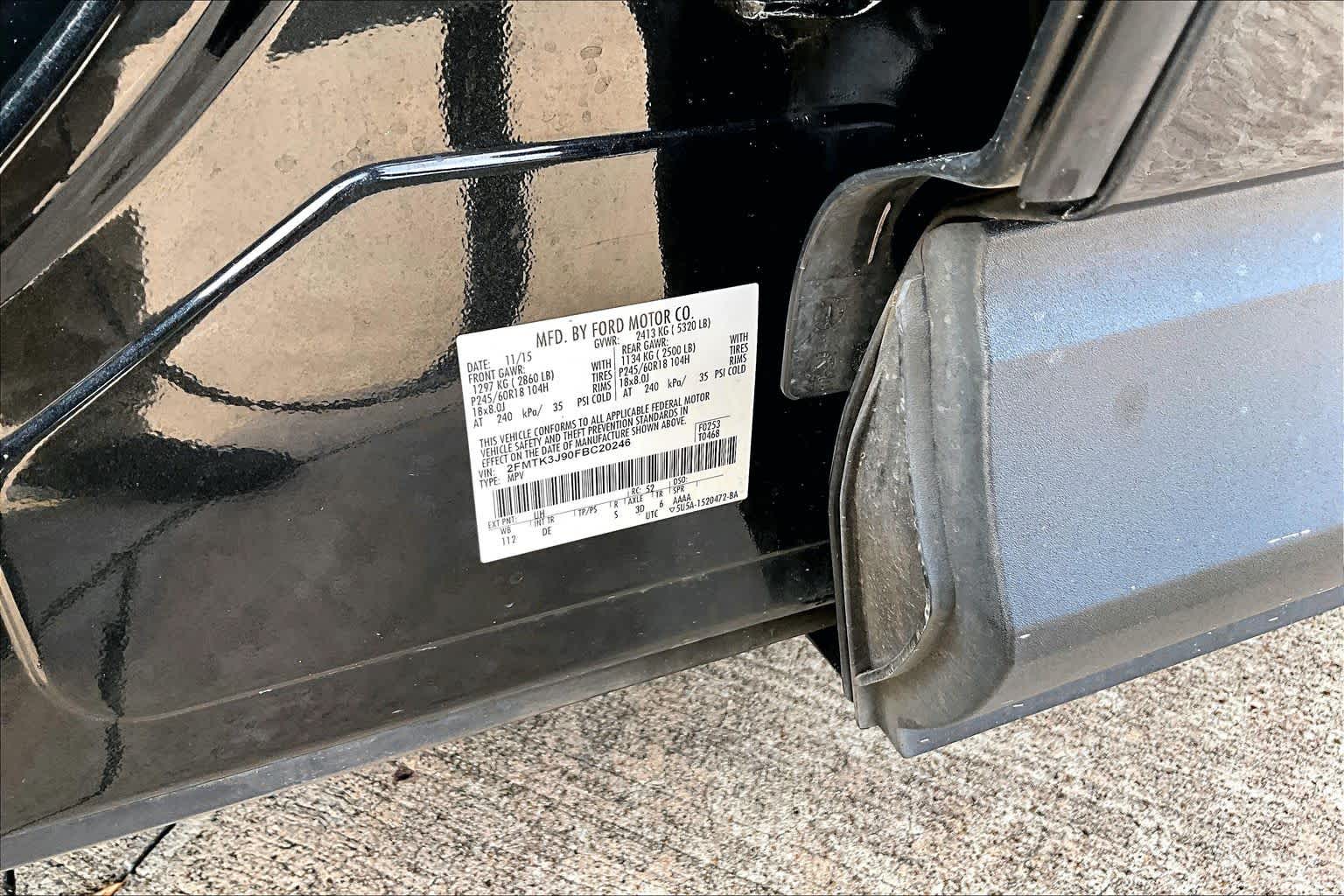 2015 Ford Edge SEL Tuxedo Black Metallic at Tomball Ford