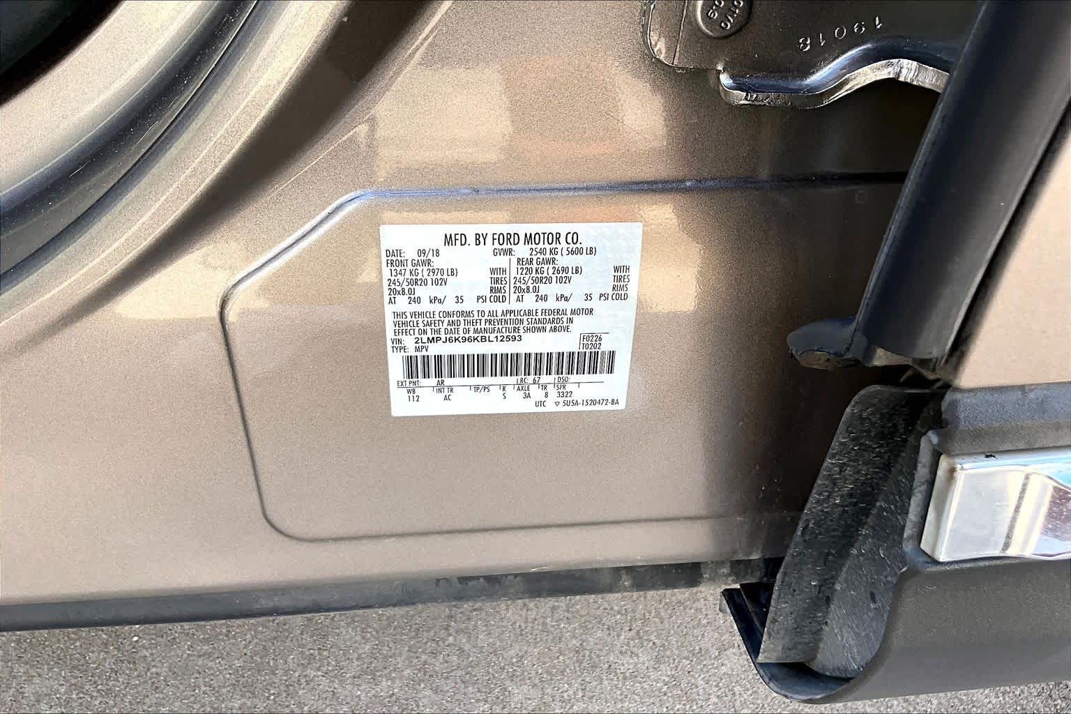 2019 Lincoln Nautilus Select Iced Mocha at Sterling McCall Nissan