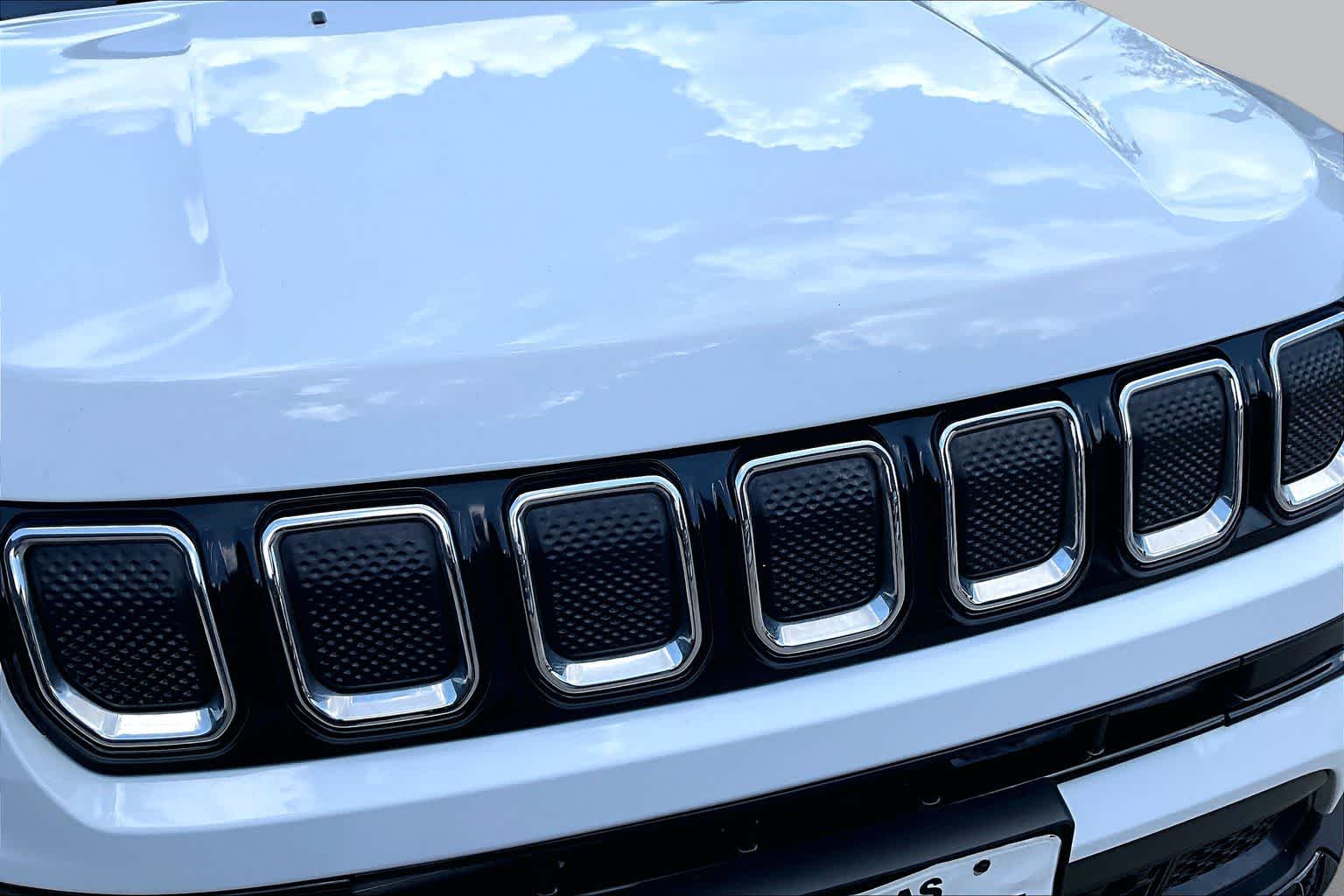 2022 Jeep Compass Limited Bright White Clearcoat at Tomball Chrysler Dodge Jeep Ram