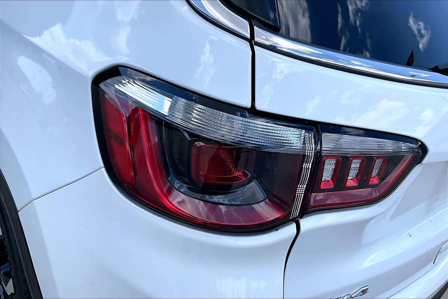 2022 Jeep Compass Limited Bright White Clearcoat at Tomball Chrysler Dodge Jeep Ram