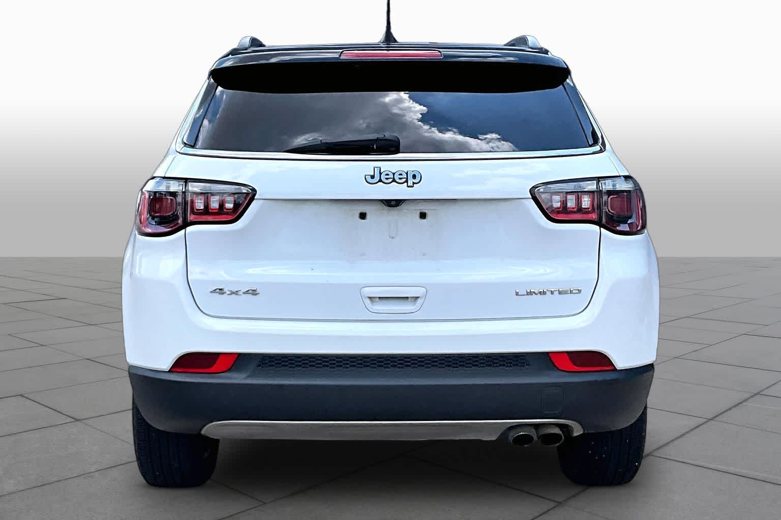 2022 Jeep Compass Limited Bright White Clearcoat at Tomball Chrysler Dodge Jeep Ram